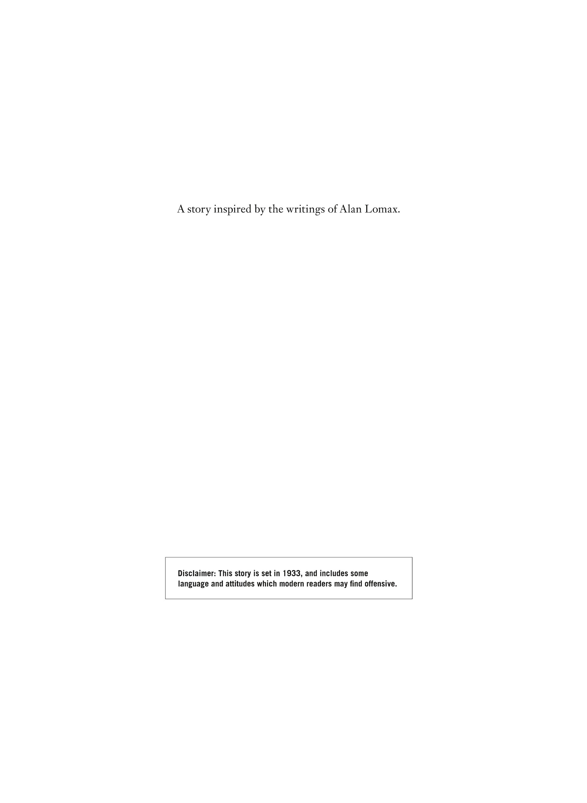 Lomax: Collectors of Folk Songs (2020): Chapter 1 - Page 6