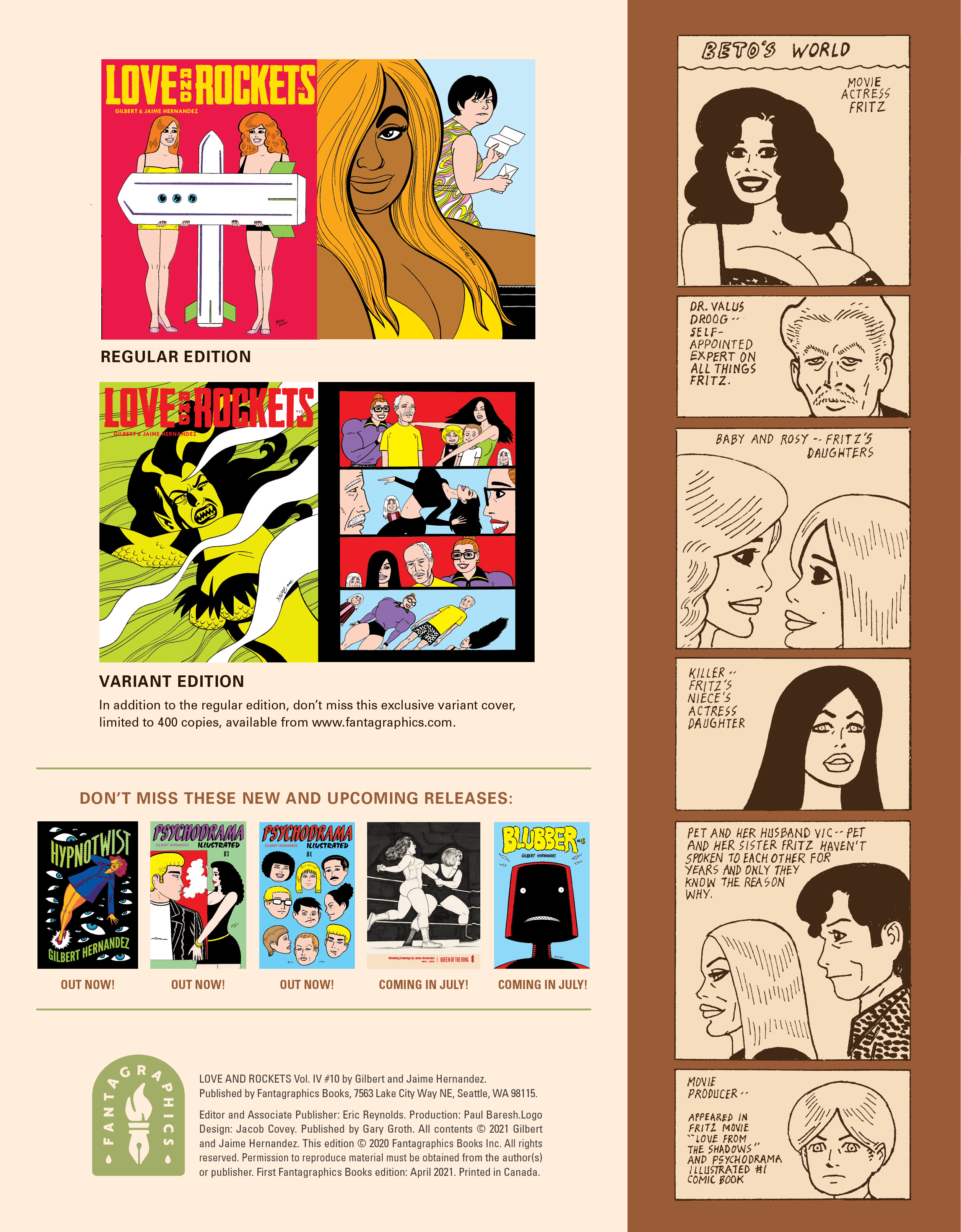 Love and Rockets (2016-): Chapter 10 - Page 2