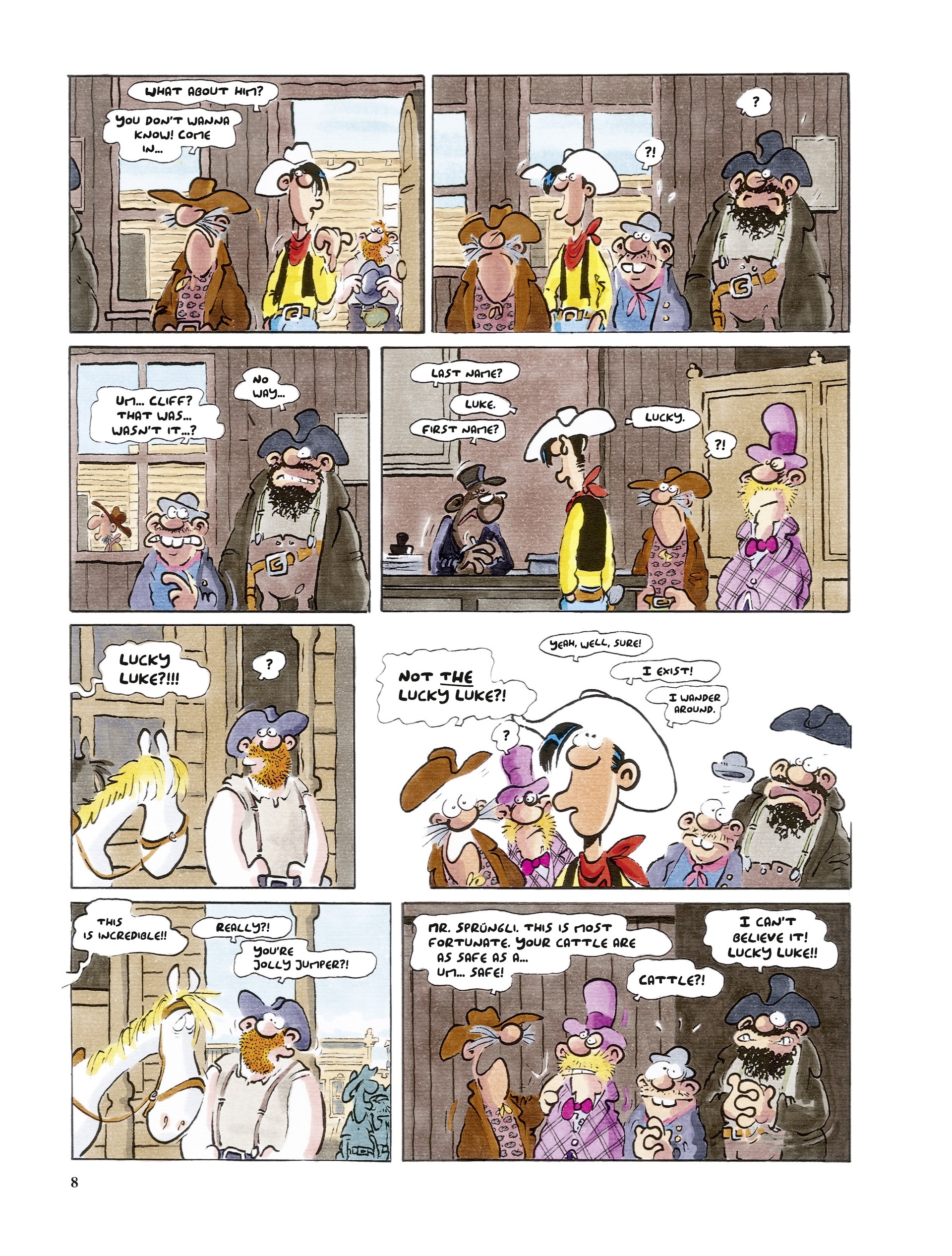 Lucky Luke: Swiss Bliss (2021-): Chapter 1 - Page 8