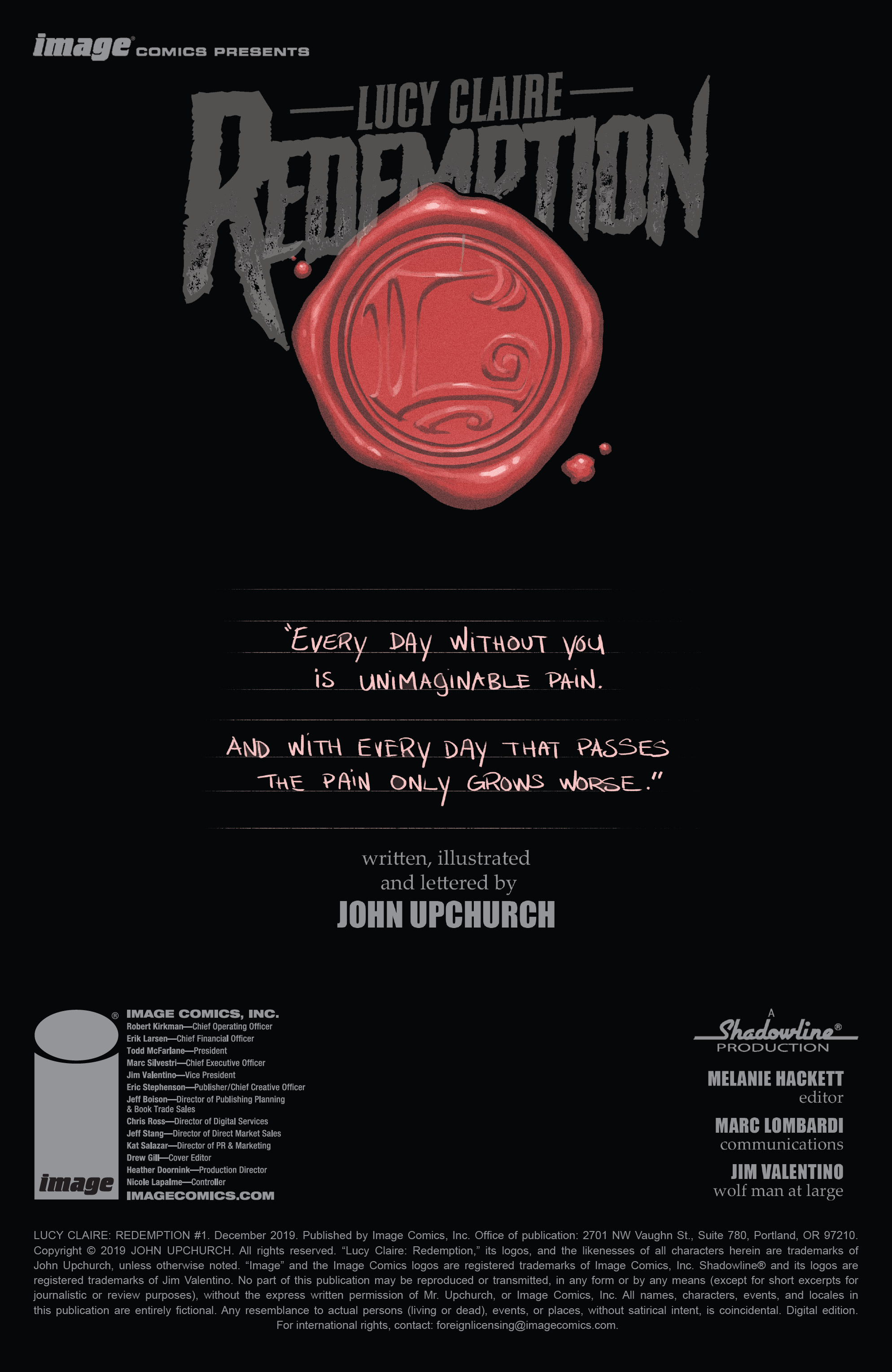 Lucy Claire: Redemption (2019-): Chapter 1 - Page 2