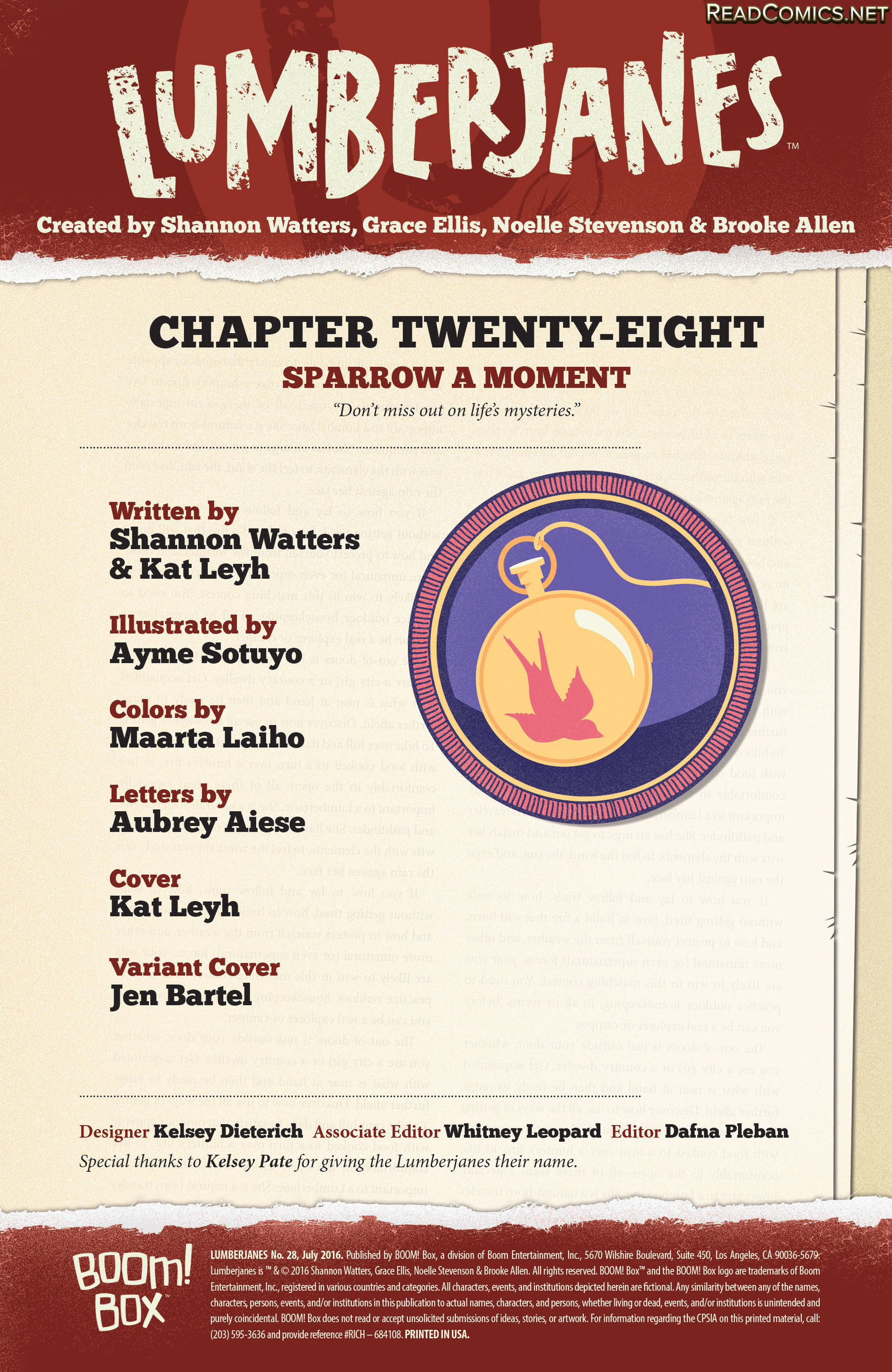 Lumberjanes (2014-): Chapter 28 - Page 2