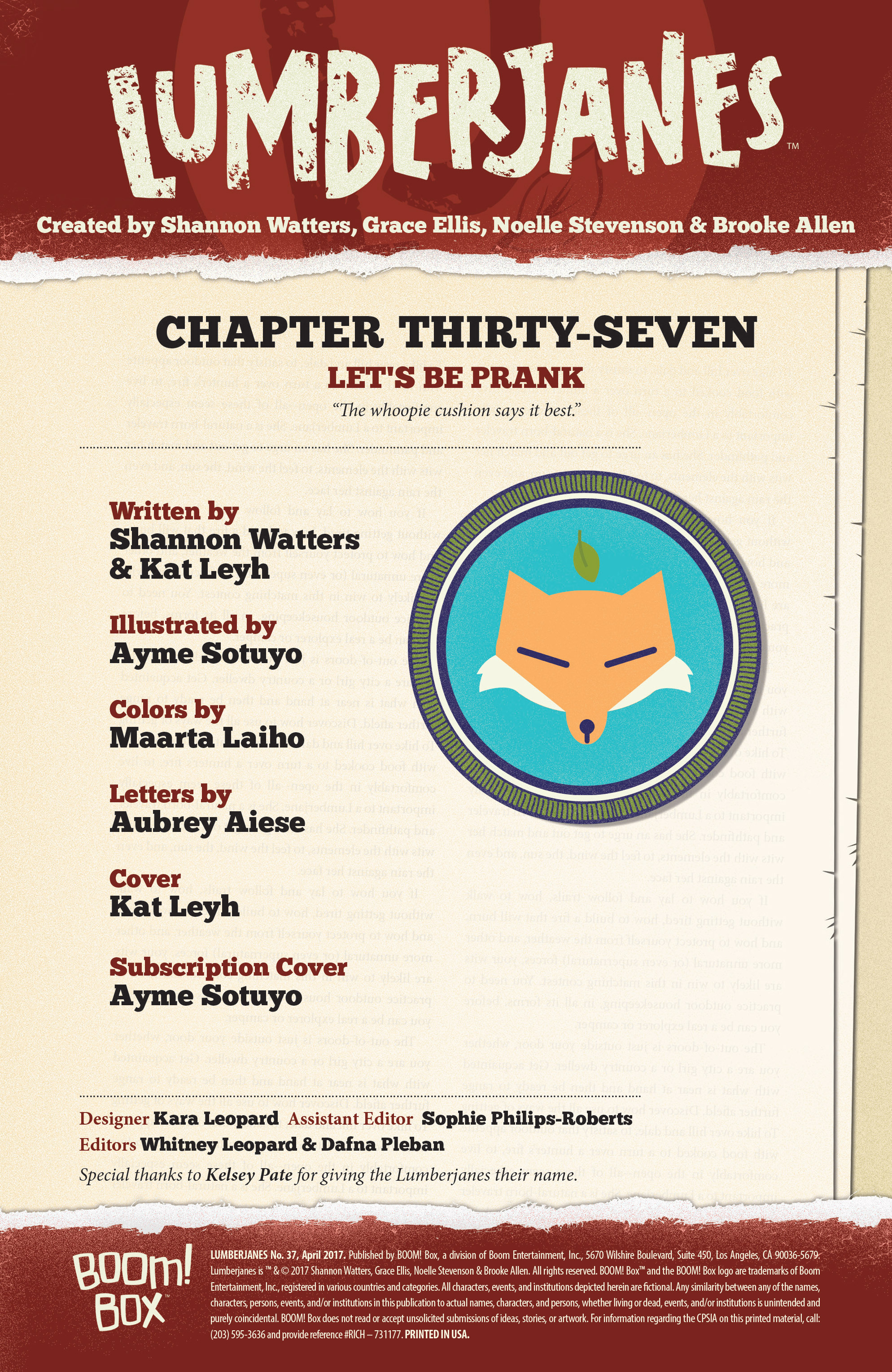 Lumberjanes (2014-): Chapter 37 - Page 3