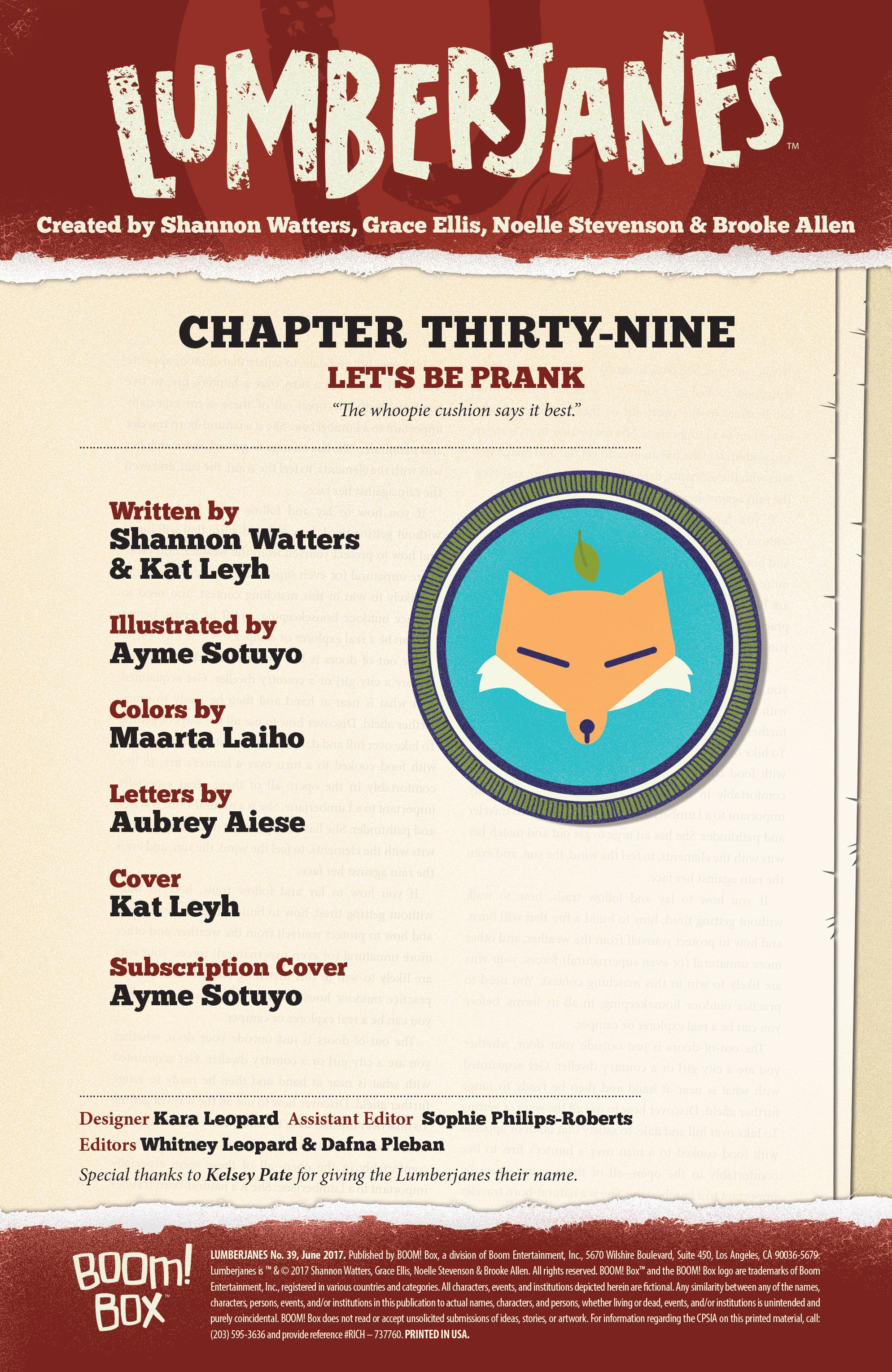 Lumberjanes (2014-): Chapter 39 - Page 2