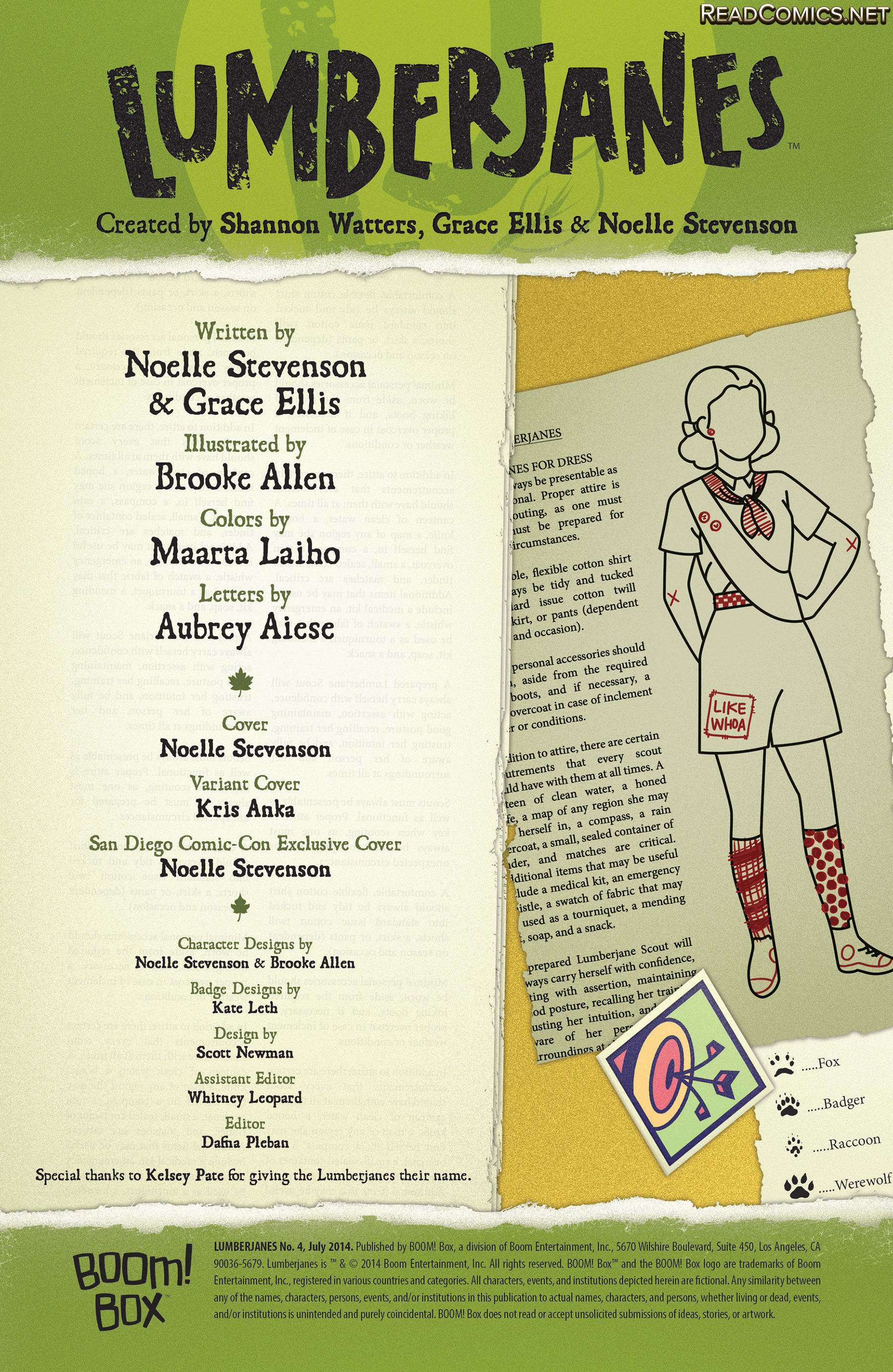 Lumberjanes (2014-): Chapter 4 - Page 2