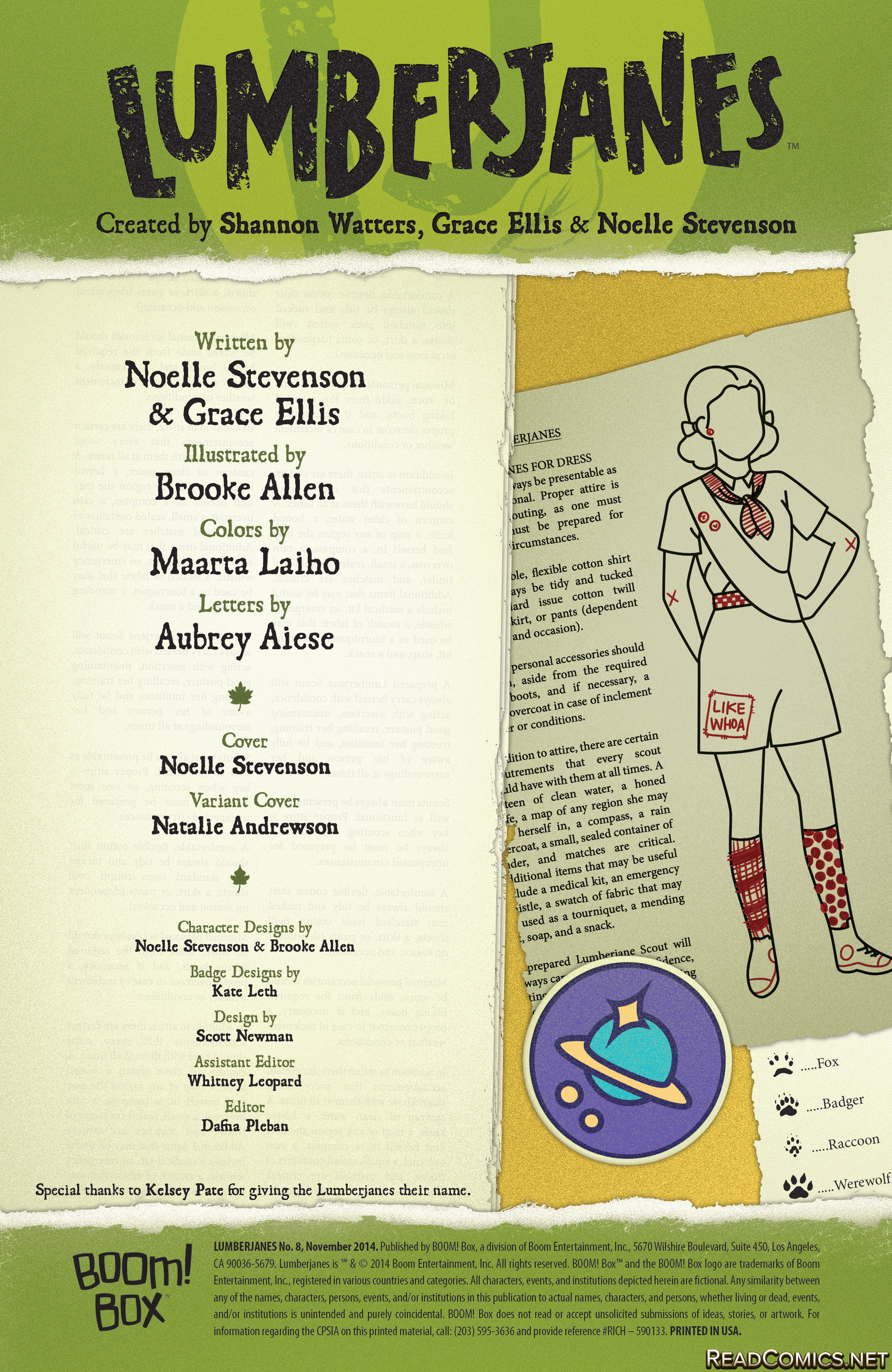 Lumberjanes (2014-): Chapter 8 - Page 2
