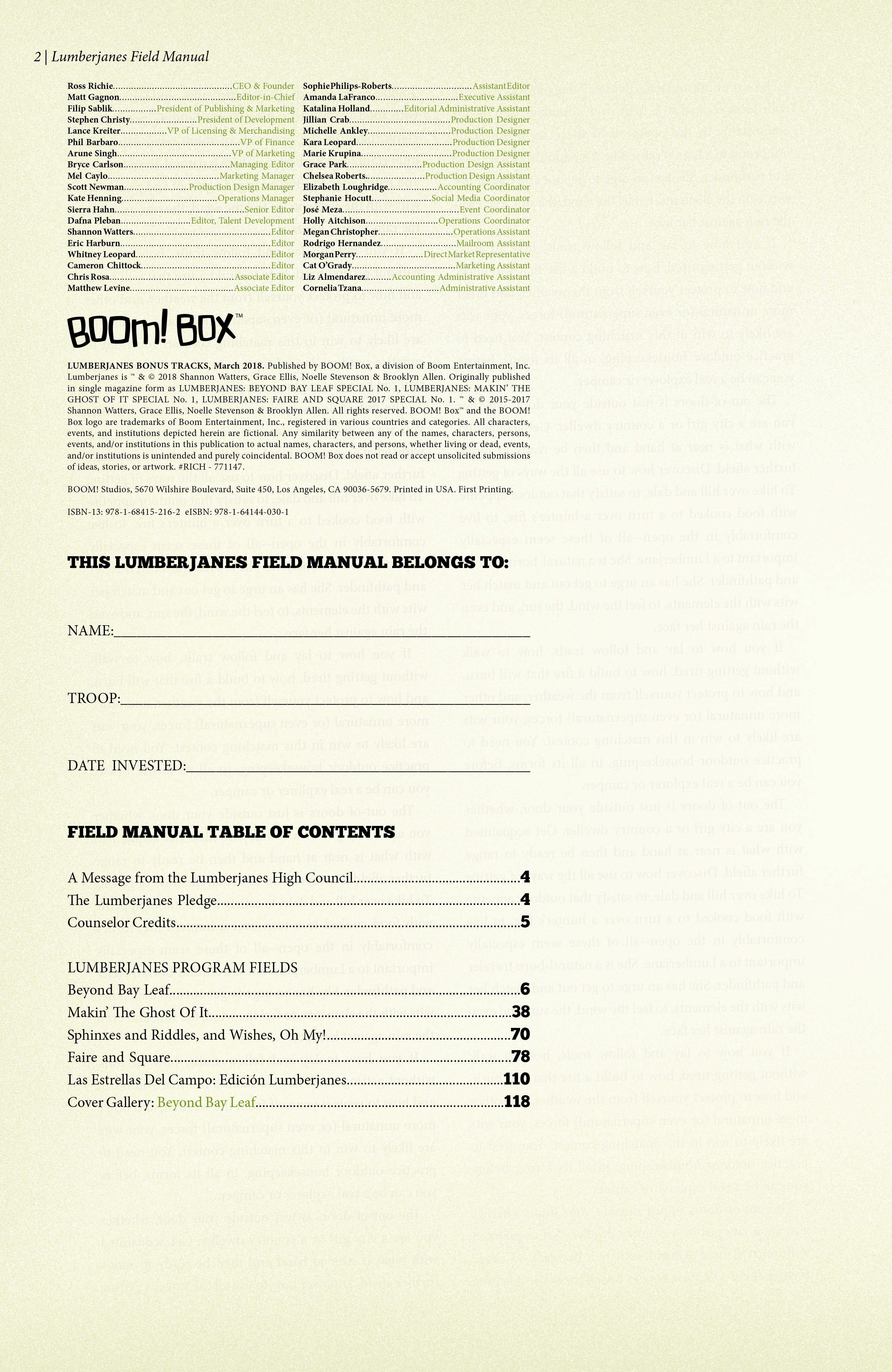 Lumberjanes: Bonus Tracks (2018): Chapter 1 - Page 4