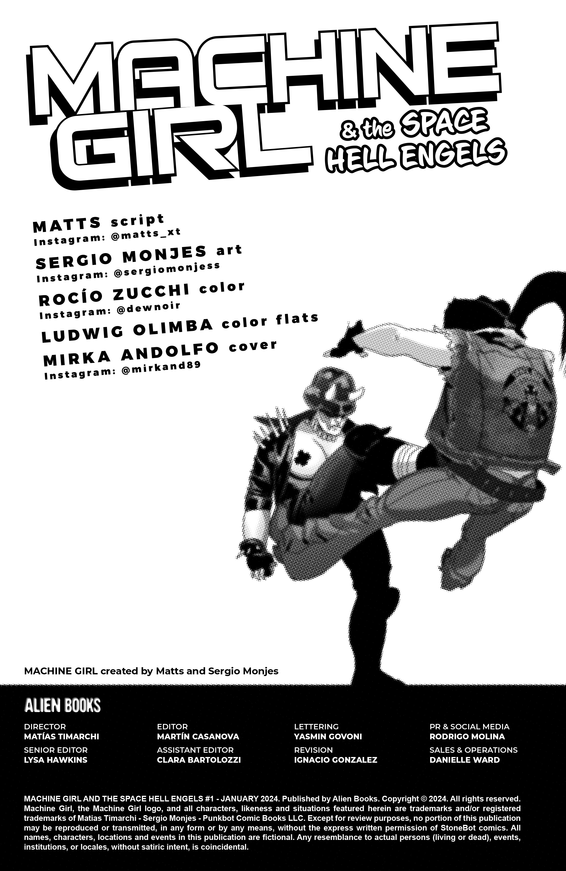 Machine Girl and the Space Hell Engels (2024-): Chapter 1 - Page 2