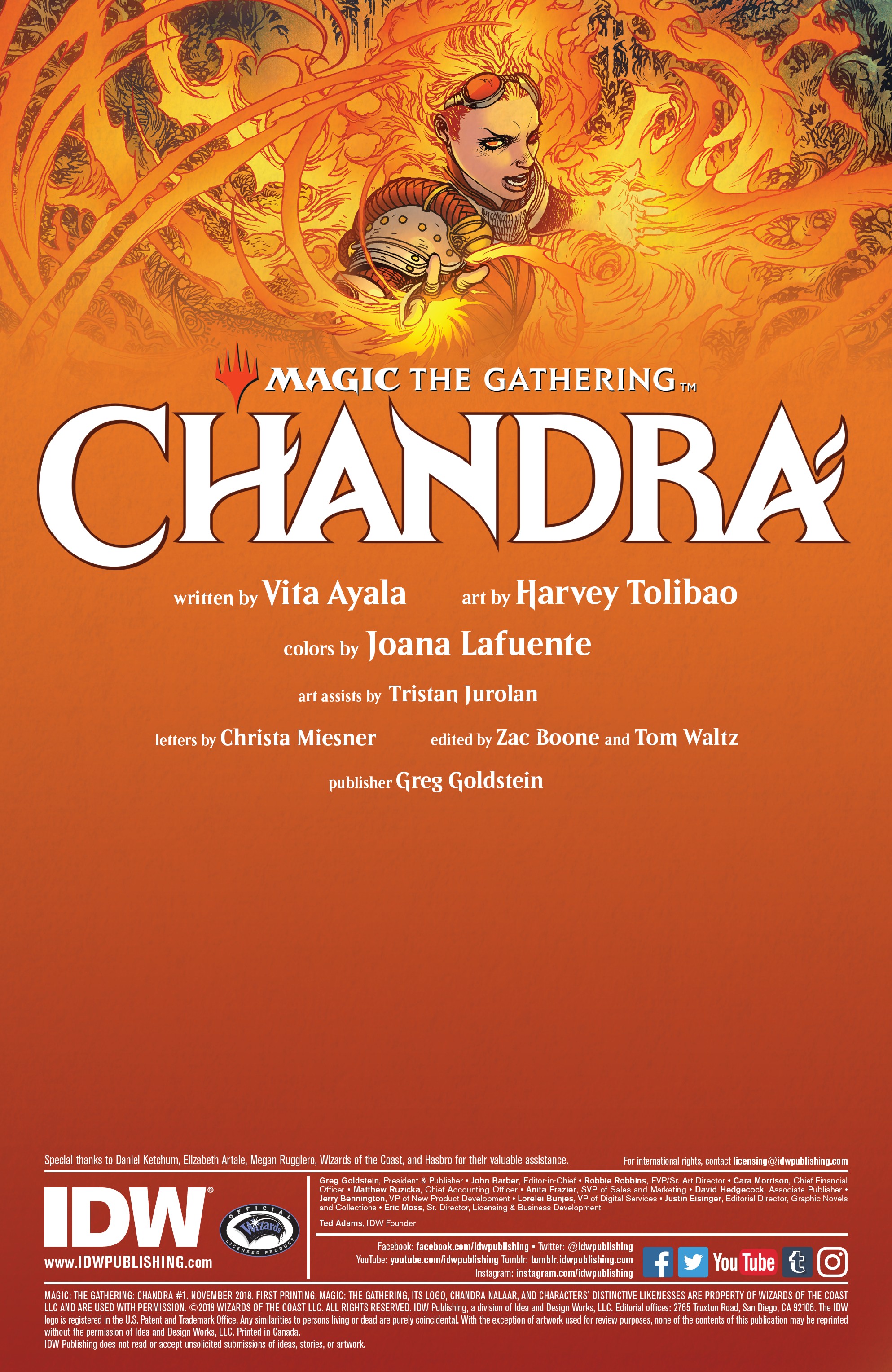 Magic: The Gathering: Chandra (2018-): Chapter 1 - Page 2