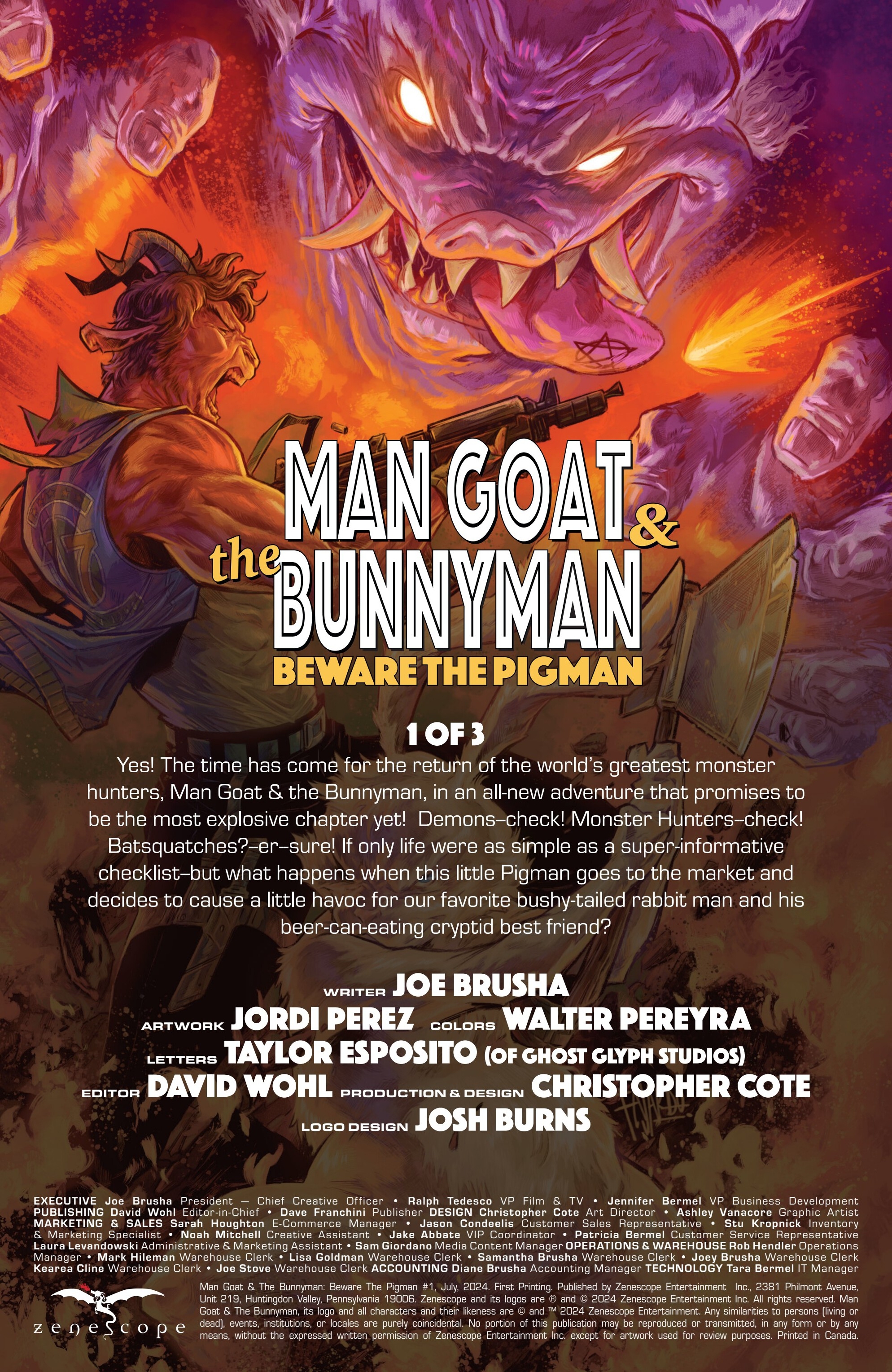 Man Goat & The Bunnyman: Beware of The Pigman (2024-): Chapter 1 - Page 2