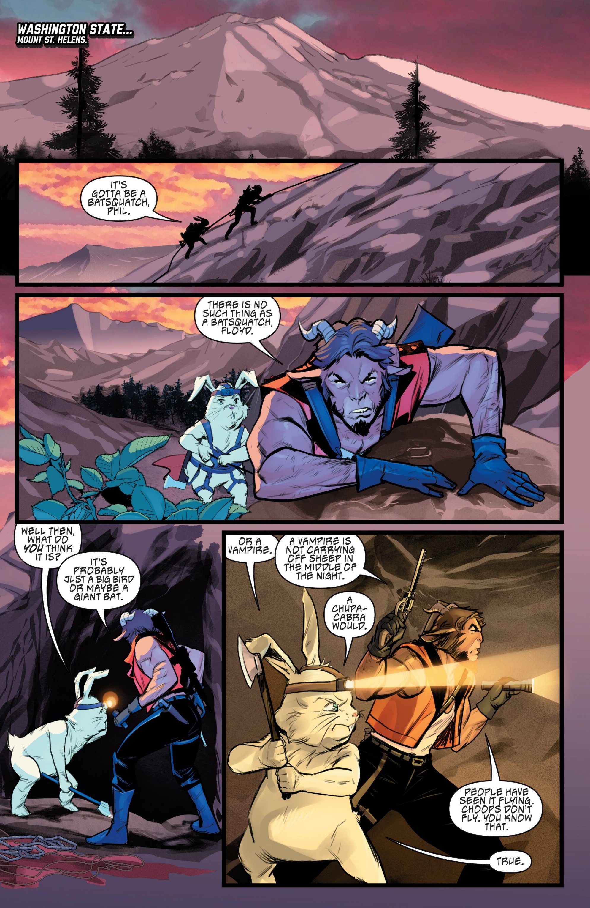 Man Goat & The Bunnyman: Beware of The Pigman (2024-): Chapter 1 - Page 8