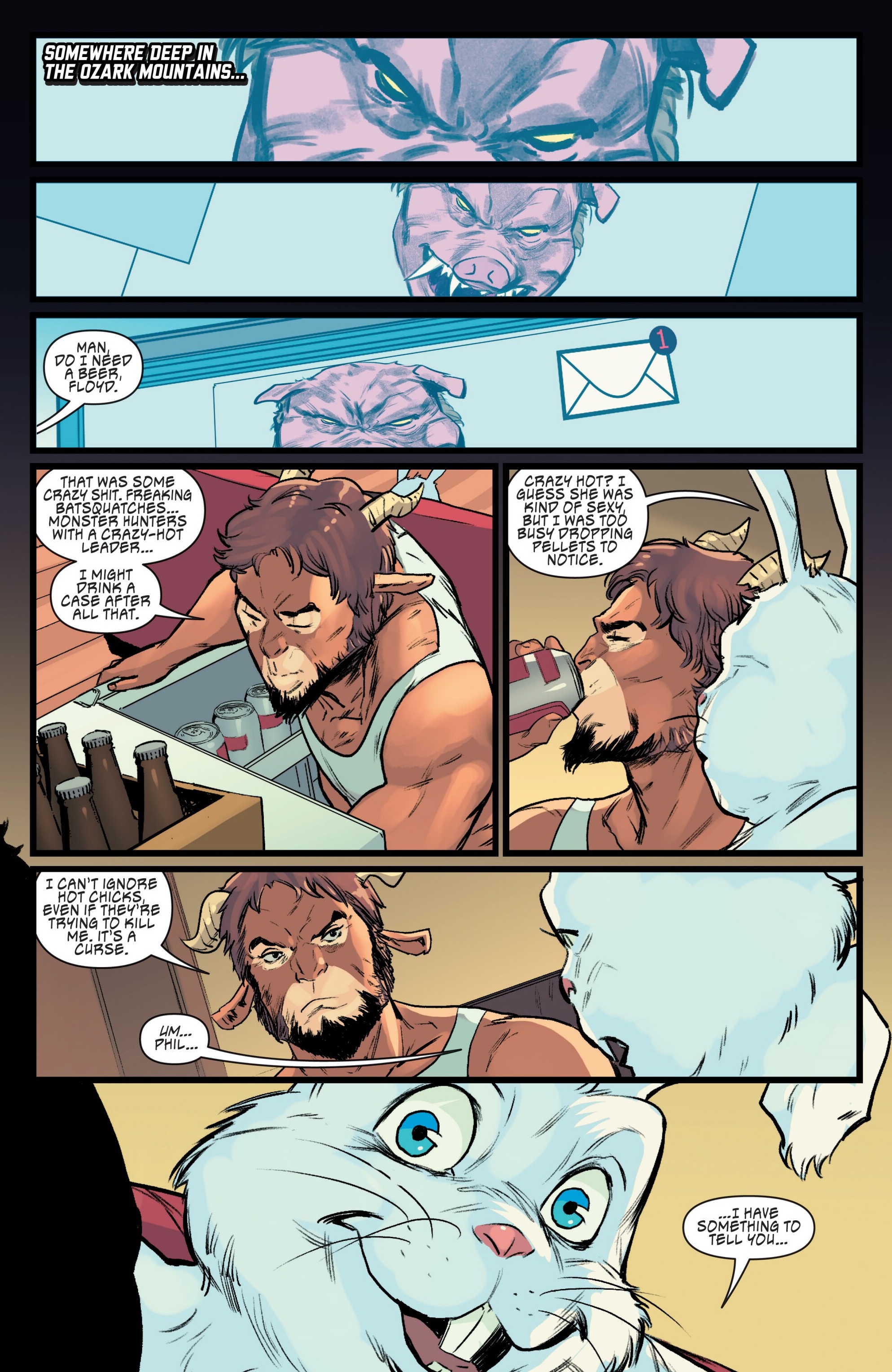Man Goat & The Bunnyman: Beware of The Pigman (2024-): Chapter 1 - Page 18