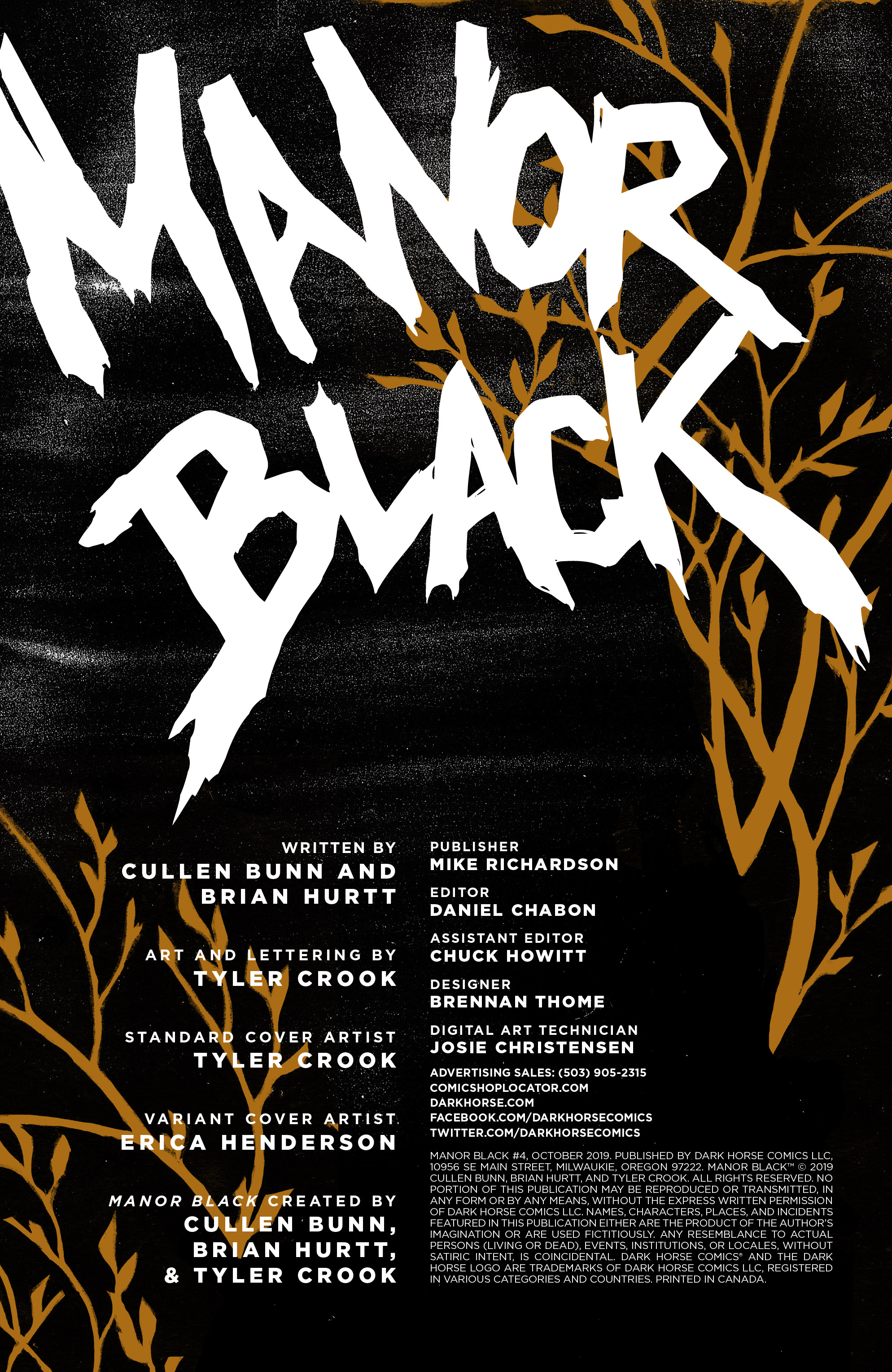 Manor Black (2019): Chapter 4 - Page 2