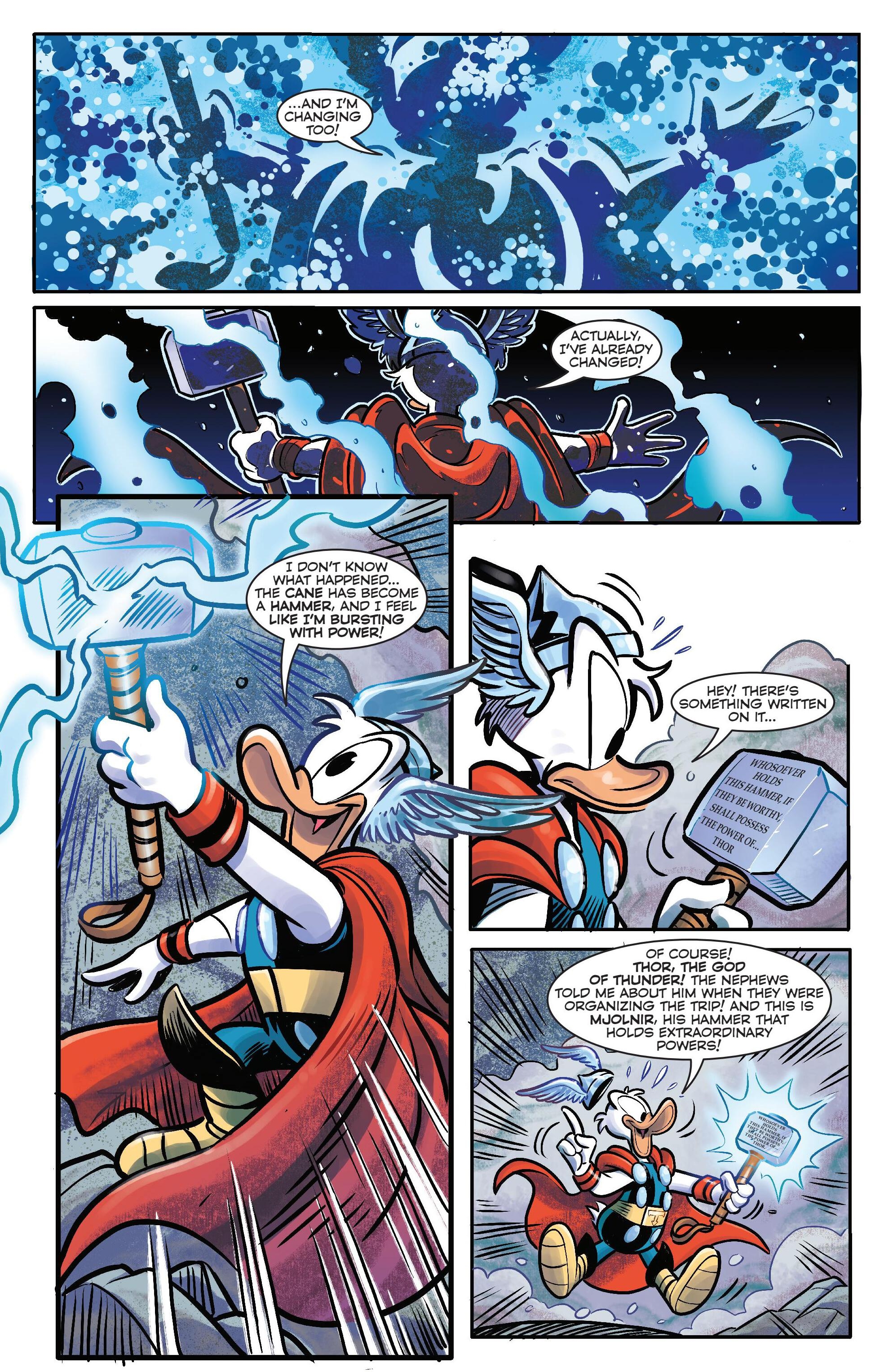 Marvel and Disney: What If… Donald Duck Became Thor (2024-): Chapter 1 - Page 13