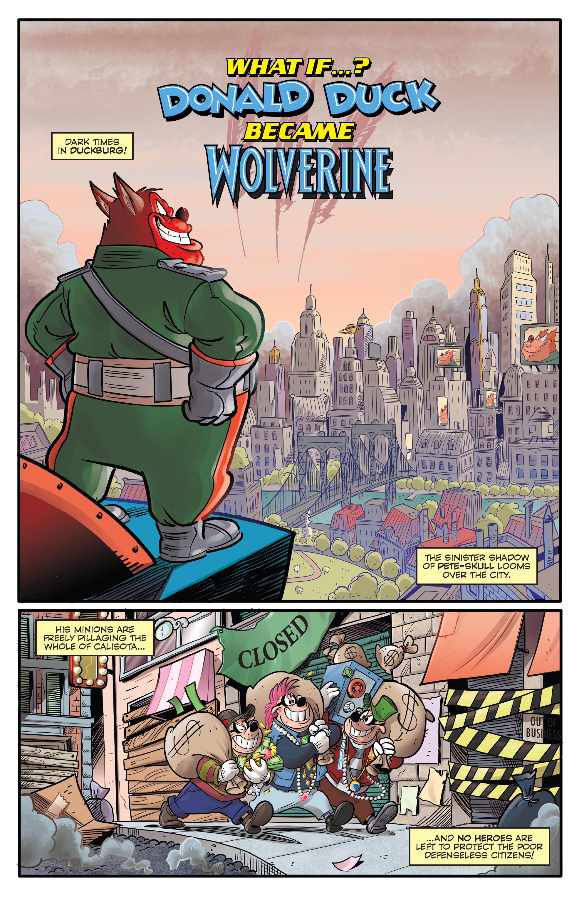 Marvel and Disney: What If...? Donald Duck Became Wolverine (2024-): Chapter 1 - Page 9