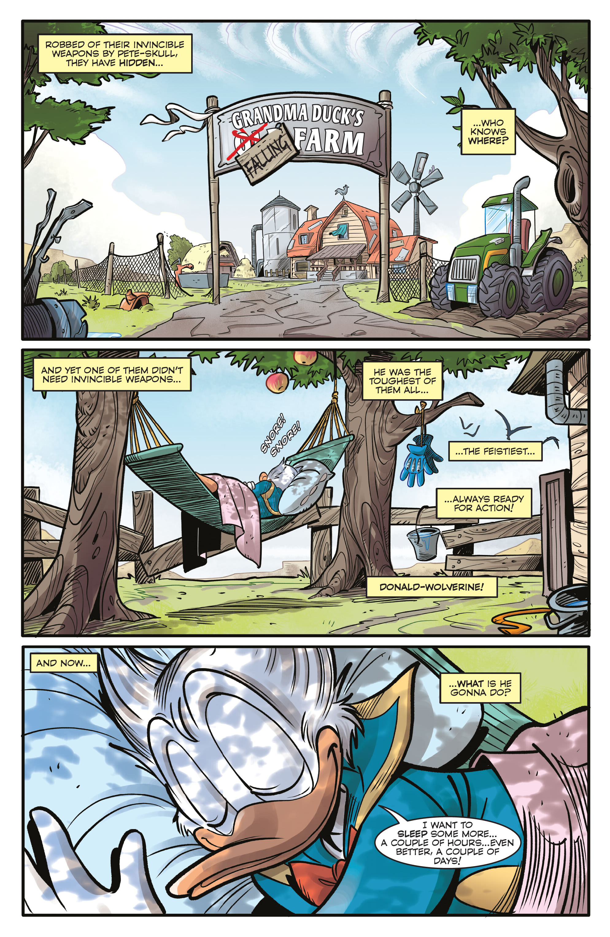 Marvel and Disney: What If...? Donald Duck Became Wolverine (2024-): Chapter 1 - Page 10