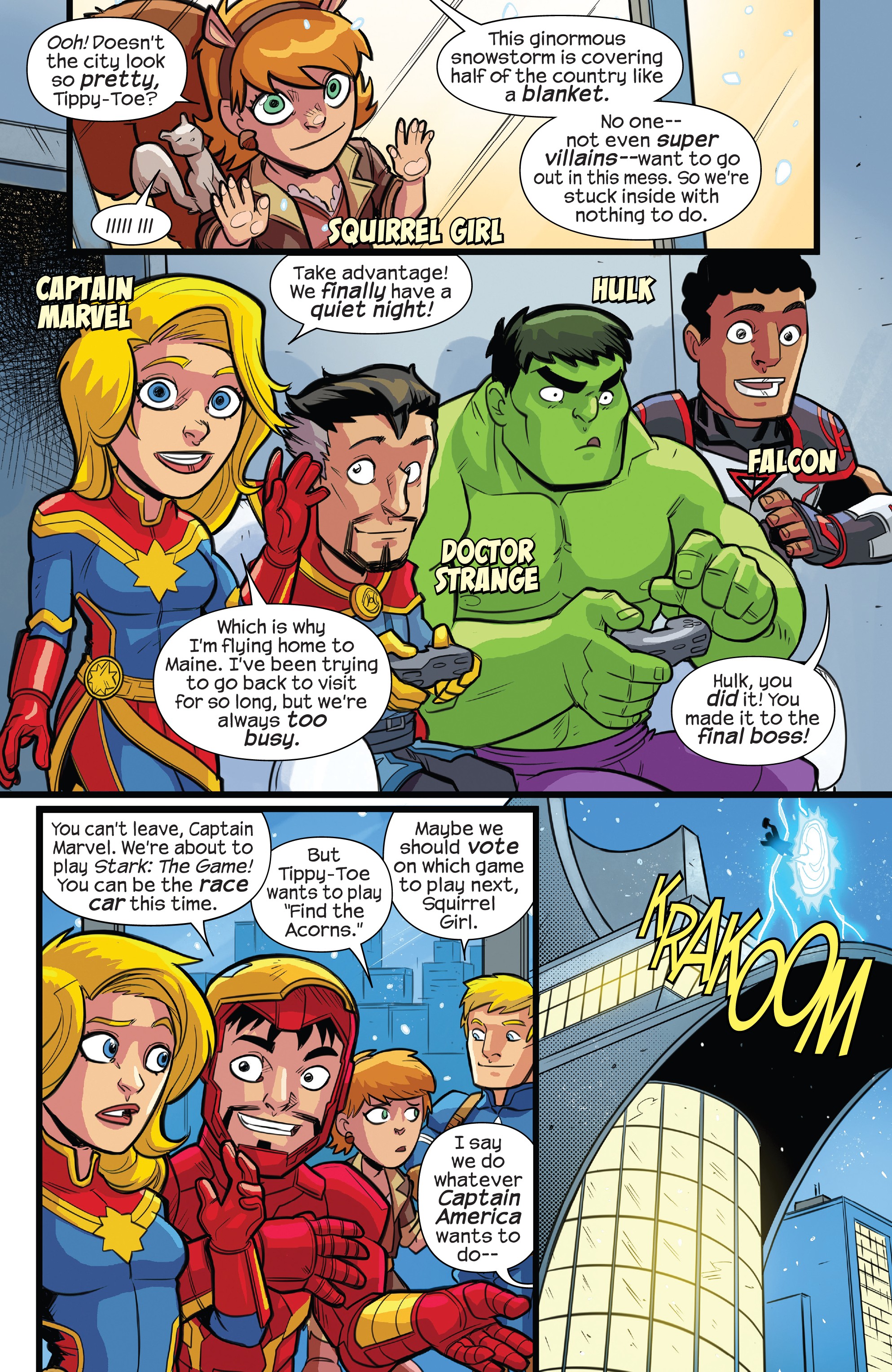 Marvel Super Hero Adventures: Captain Marvel – Frost Giants Among Us! (2018): Chapter 1 - Page 5