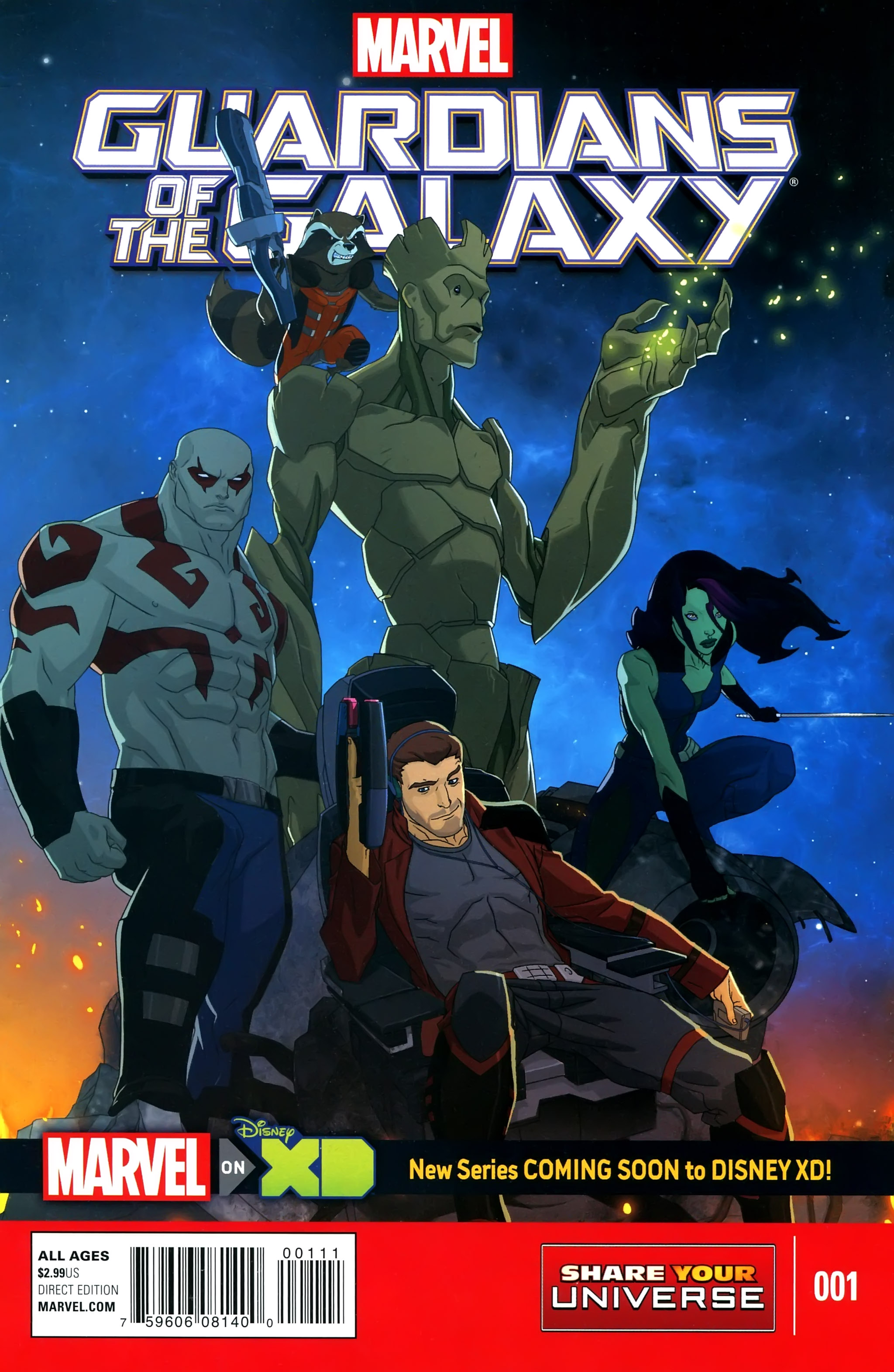 Marvel Universe Guardians of the Galaxy (2015-): Chapter 1 - Page 1