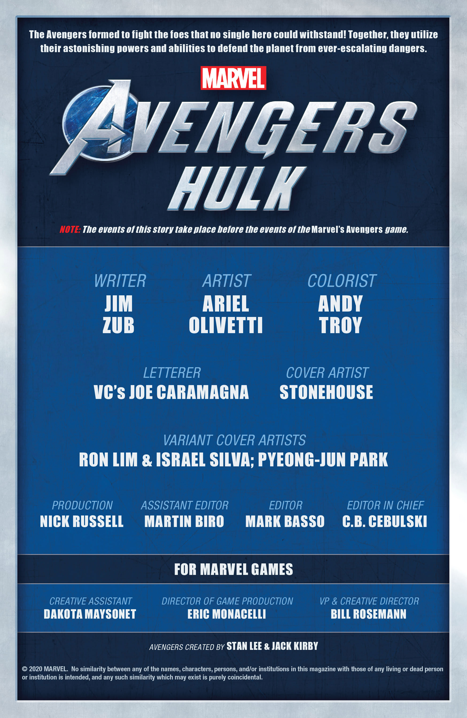 Marvel’s Avengers: Hulk (2020): Chapter 1 - Page 2