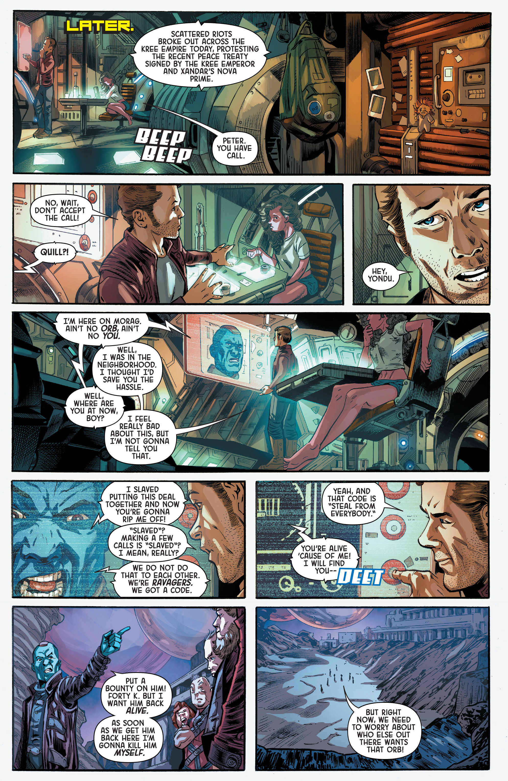 Marvel's Guardians of the Galaxy Prelude (2017) : Chapter 1 - Page 7