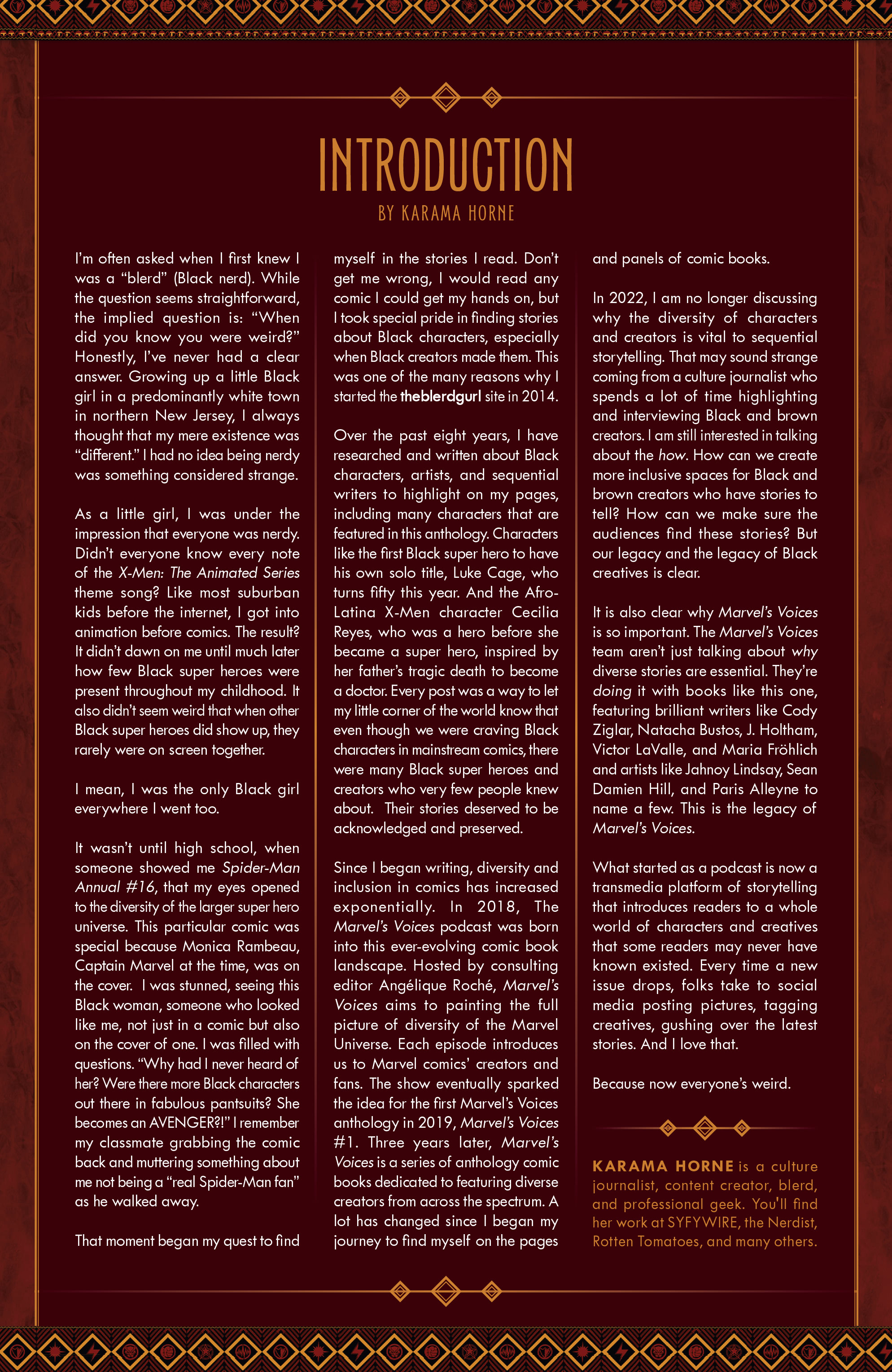 Marvel's Voices: Legacy (2022-): Chapter 1 - Page 2