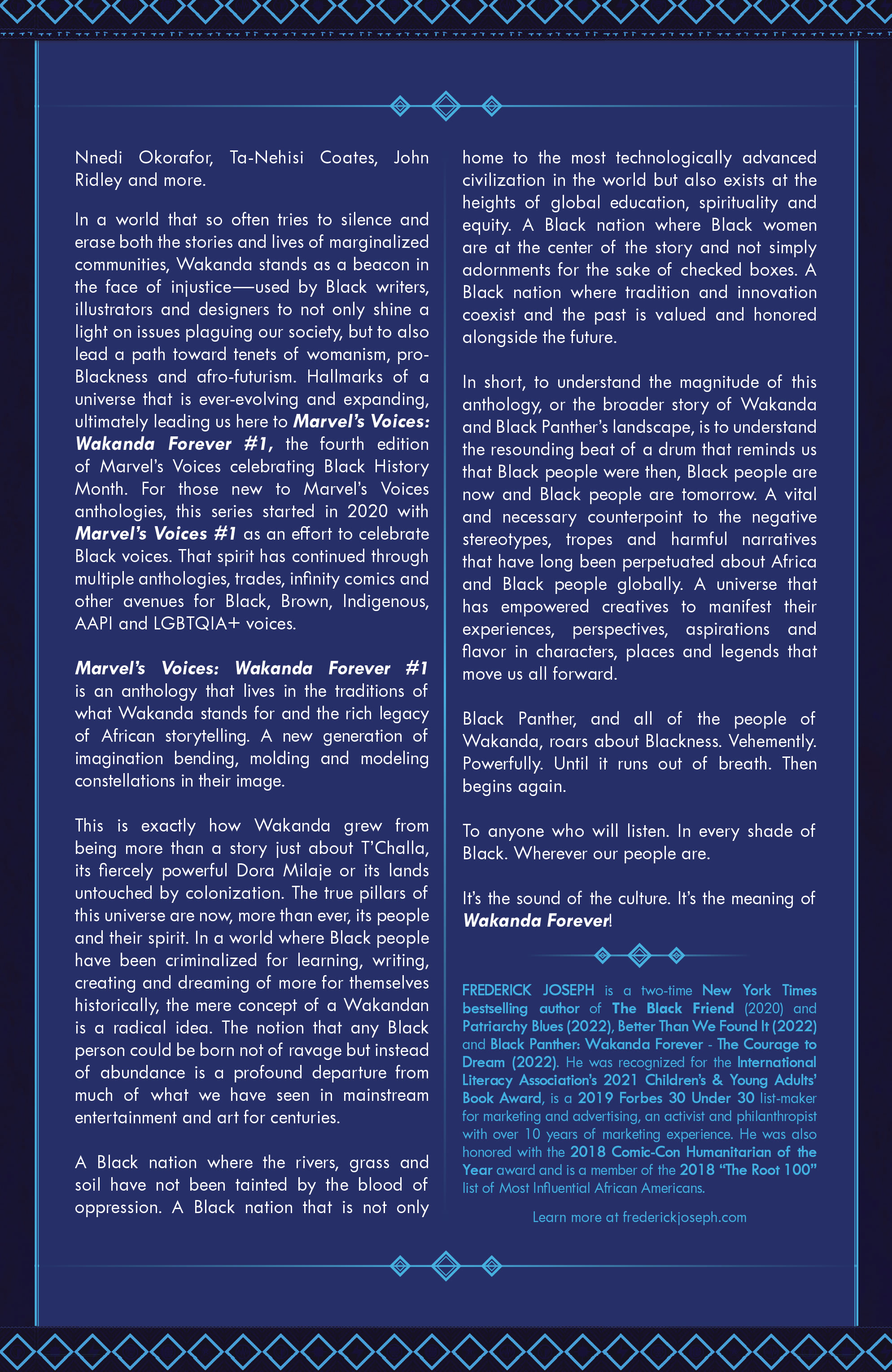 Marvel's Voices: Wakanda Forever (2023-): Chapter 1 - Page 3