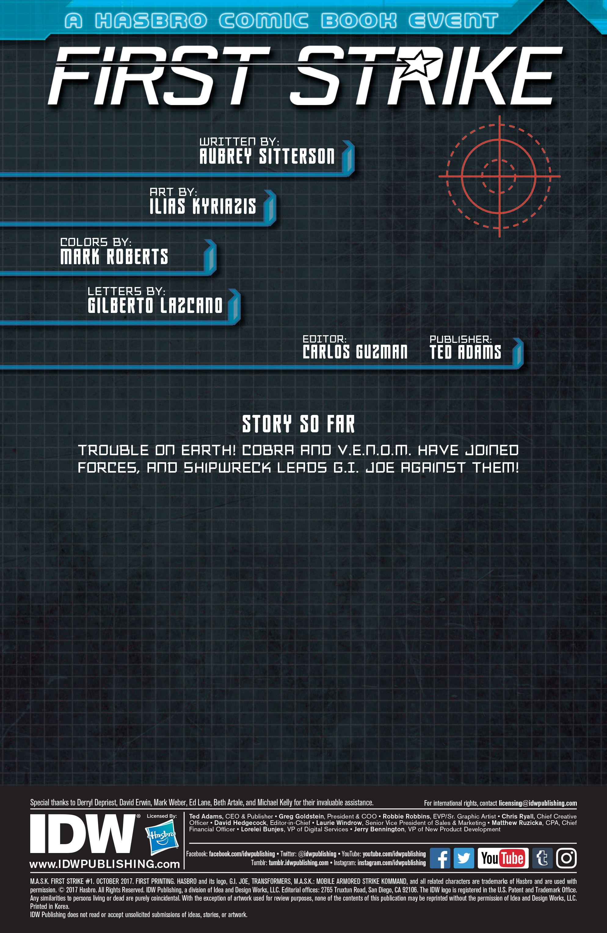 M.A.S.K.: Mobile Armored Strike Kommand First Strike (2017): Chapter 1 - Page 2