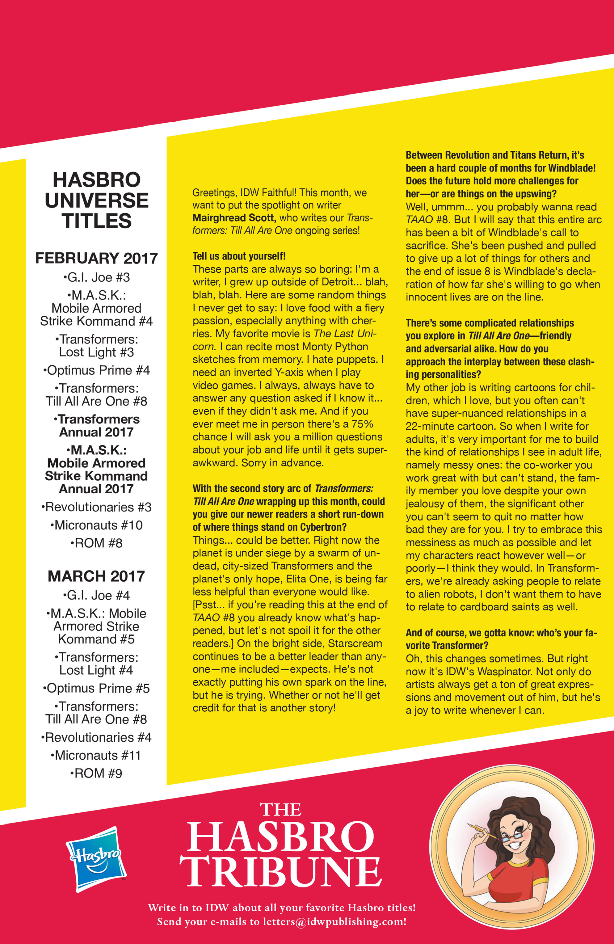 M.A.S.K.: Mobile Armored Strike Kommand: Chapter annual-2017 - Page 3