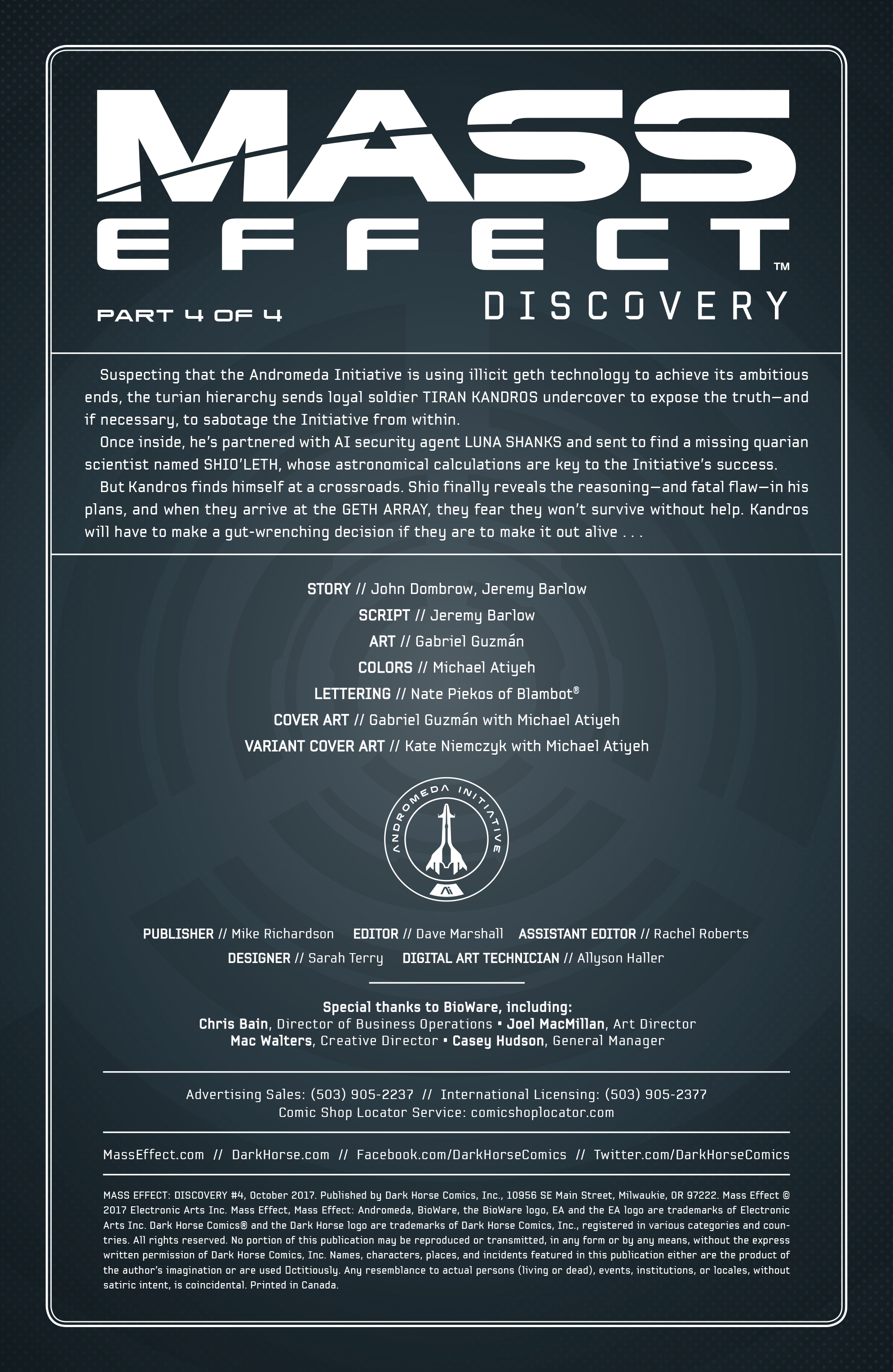 Mass Effect: Discovery (2017): Chapter 4 - Page 2