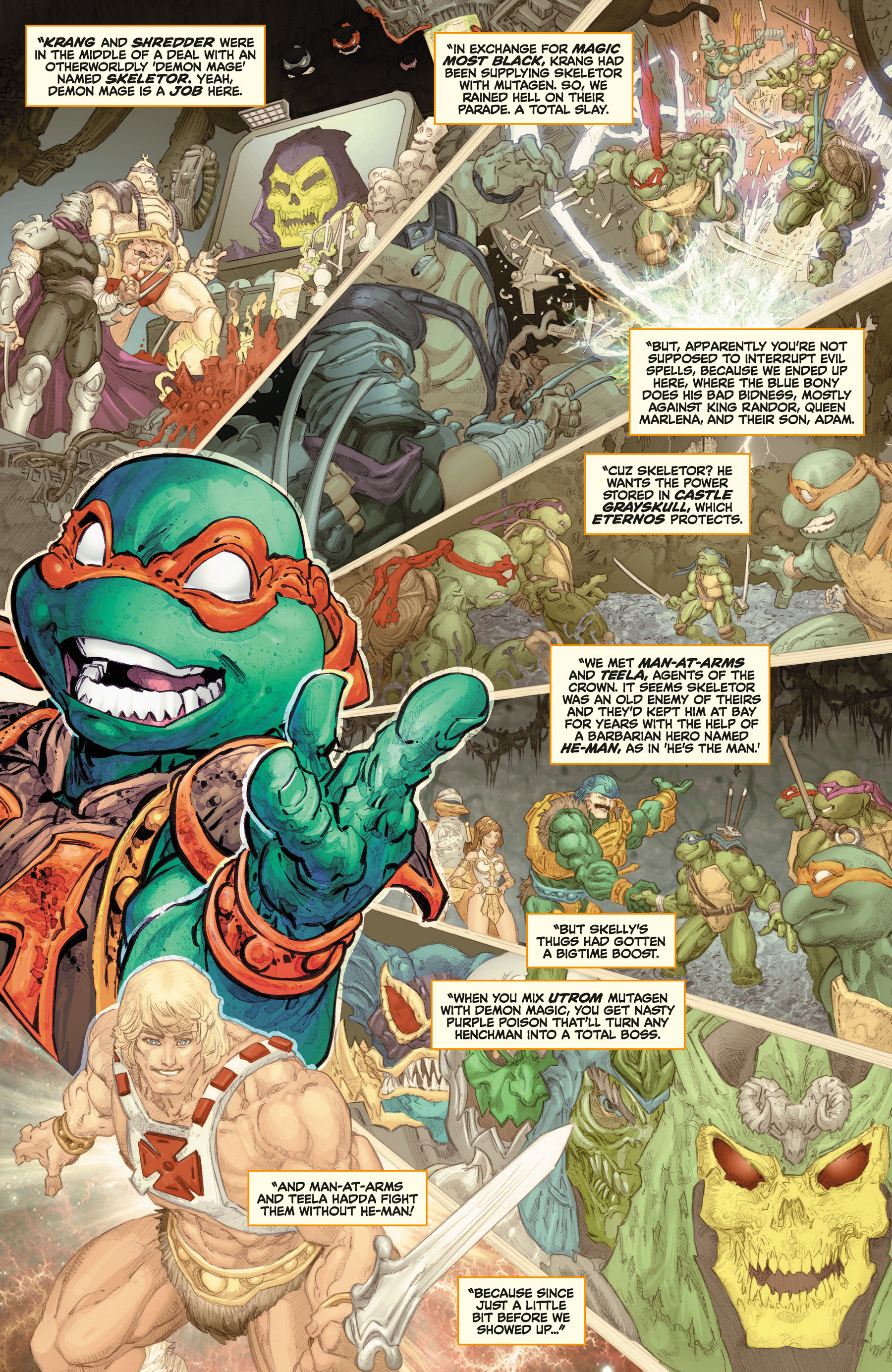 Masters of the Universe / Teenage Mutant Ninja Turtles: Turtles of Grayskull (2024-): Chapter 1 - Page 6