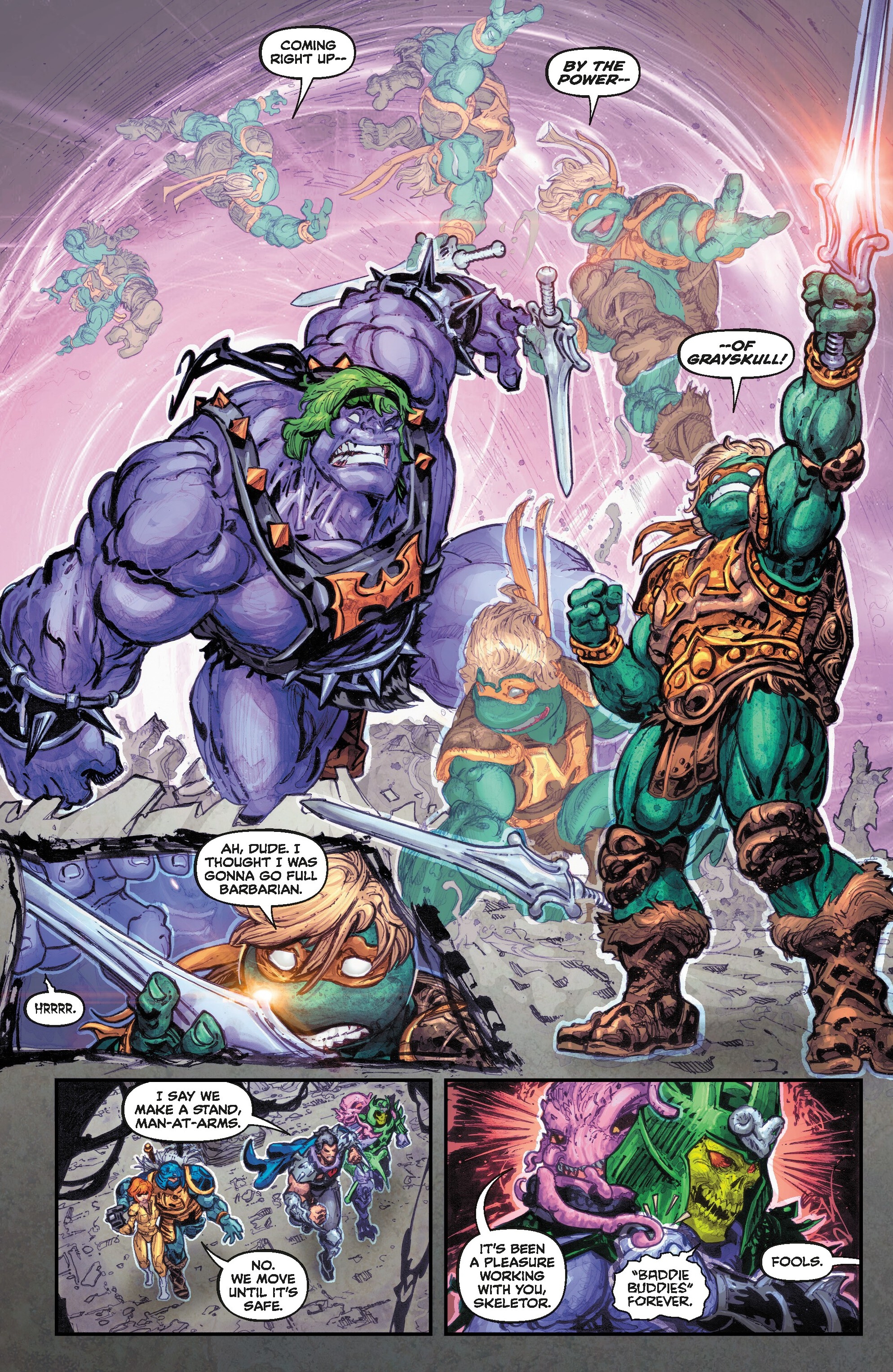 Masters of the Universe / Teenage Mutant Ninja Turtles: Turtles of Grayskull (2024-): Chapter 4 - Page 12
