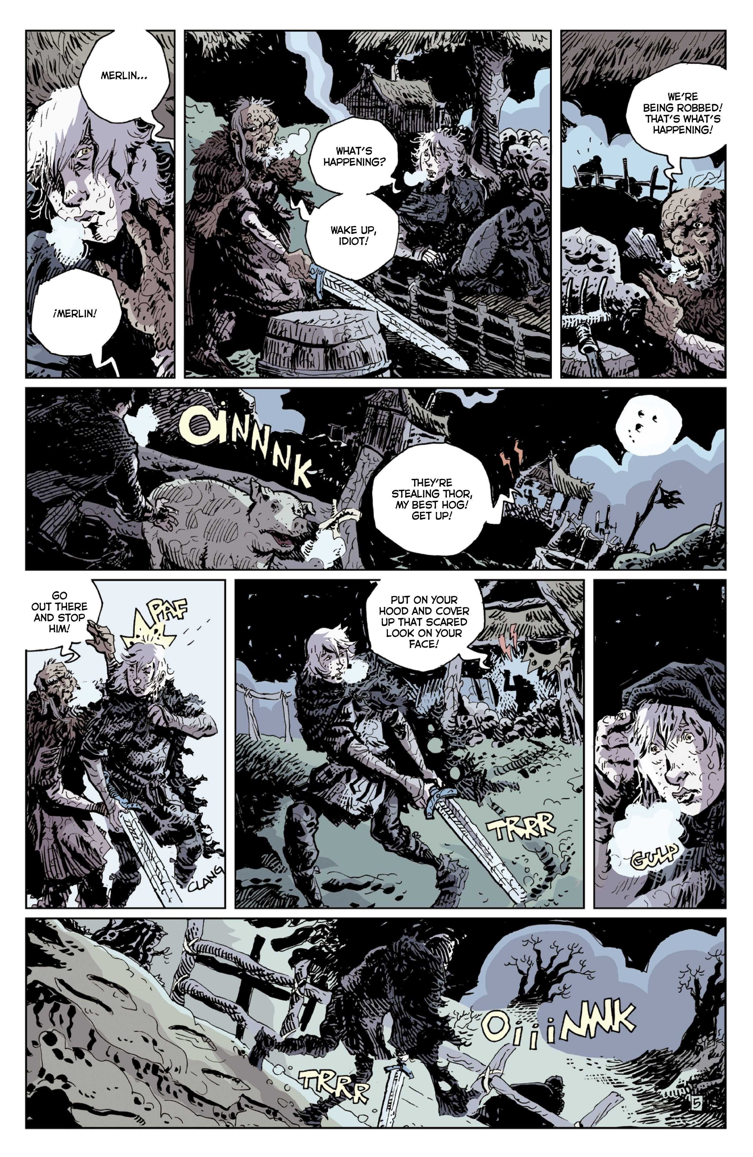 Merlin and Hector: The Swineherd and the Thief (2022): Chapter TP - Page 9
