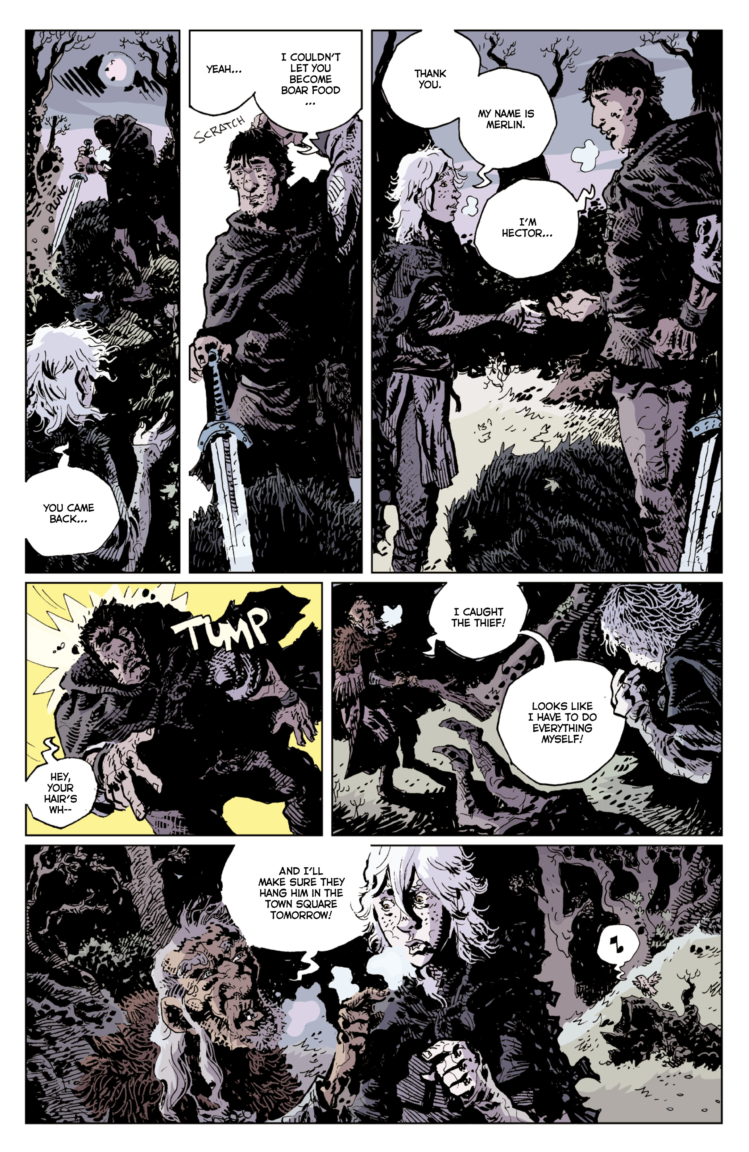Merlin and Hector: The Swineherd and the Thief (2022): Chapter TP - Page 14