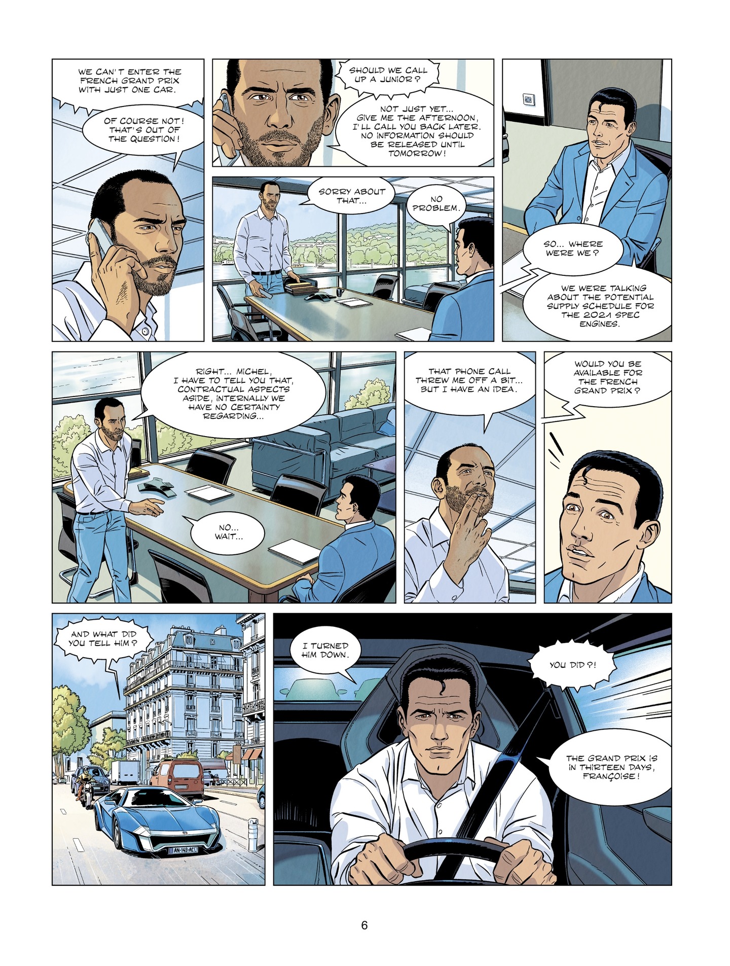 Michel Vaillant (2021-): Chapter 8 - Page 6