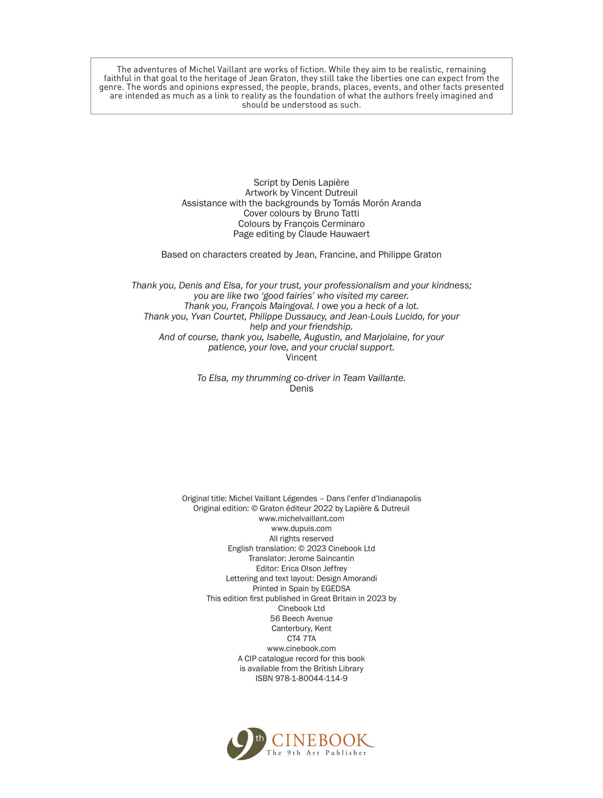 Michel Vaillant: Legendary Races (2023-): Chapter 1 - Page 4
