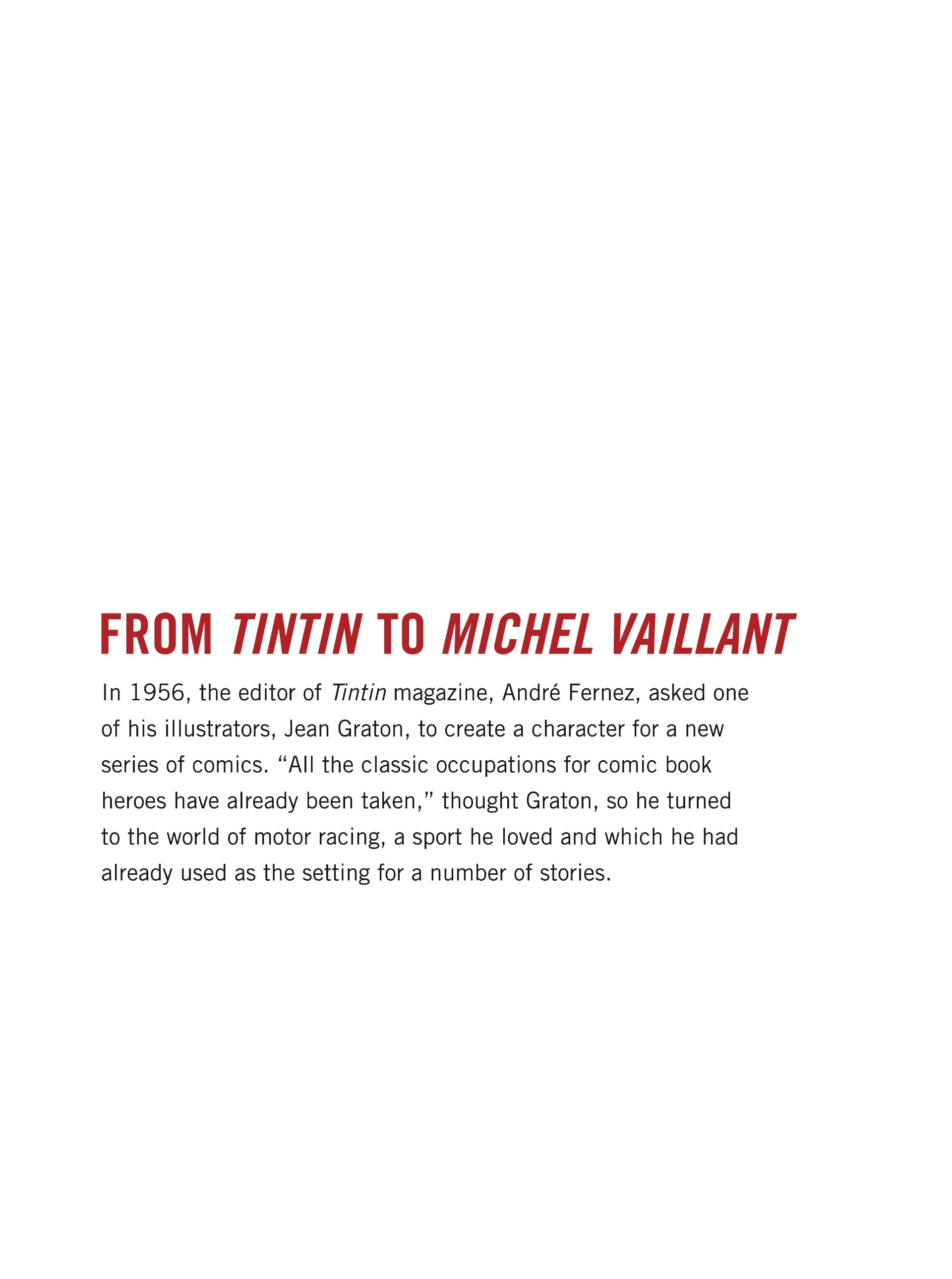 Michel Vaillant: Short Story Classics (2022): Chapter 1 - Page 5