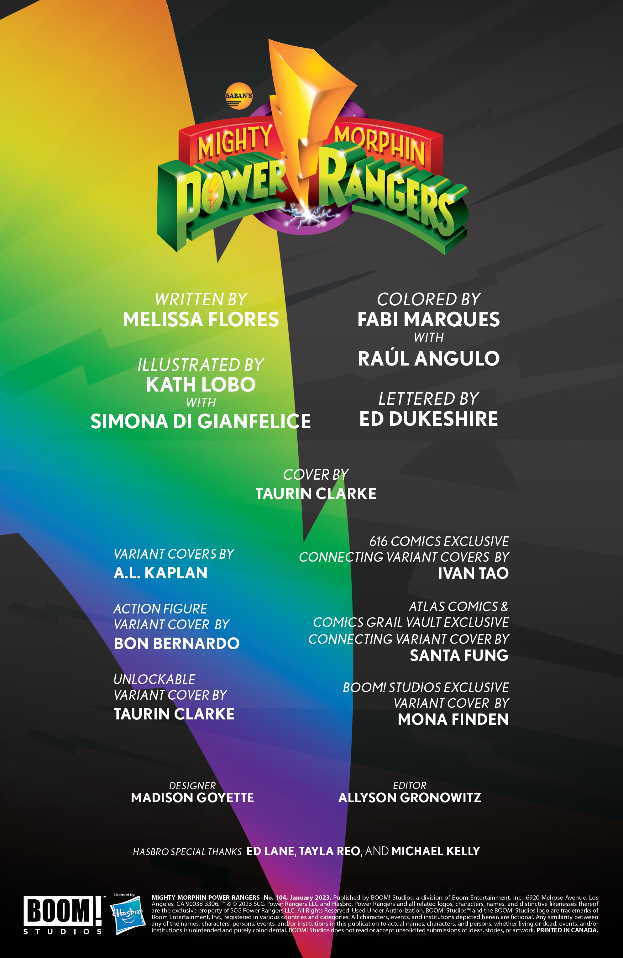 Mighty Morphin Power Rangers (2022-): Chapter 104 - Page 2