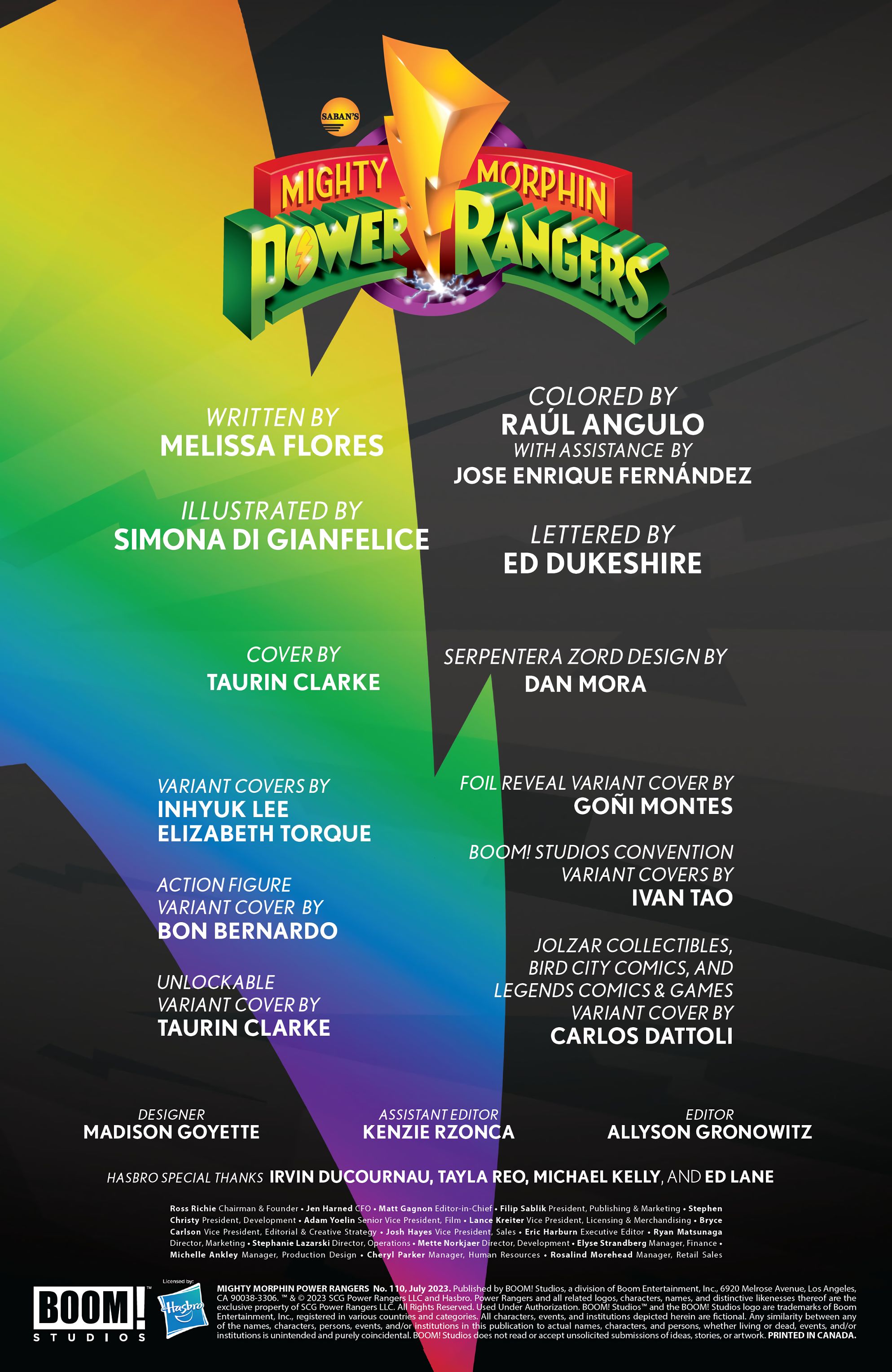 Mighty Morphin Power Rangers (2022-): Chapter 110 - Page 3