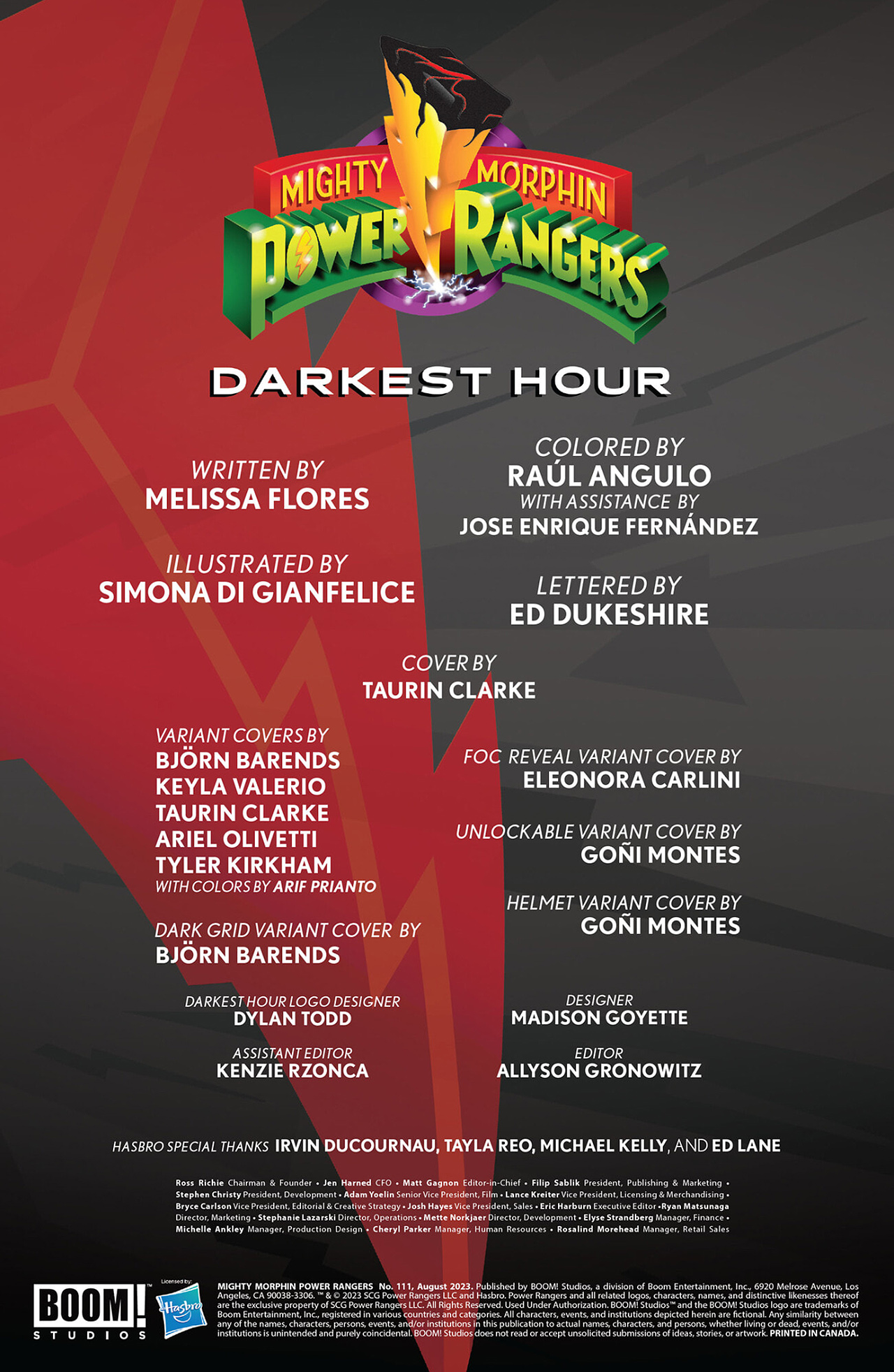 Mighty Morphin Power Rangers (2022-): Chapter 111 - Page 2