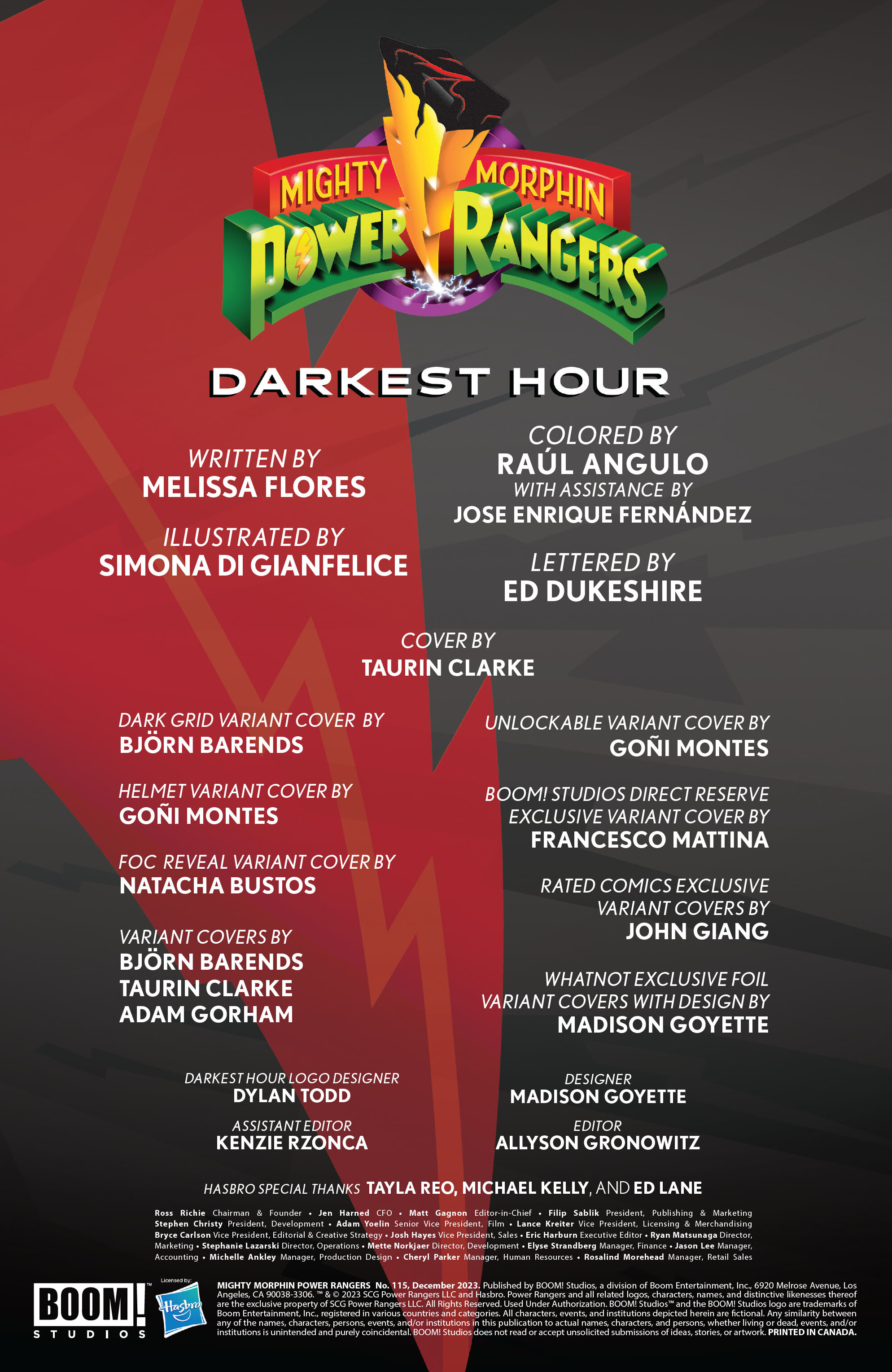 Mighty Morphin Power Rangers (2022-): Chapter 115 - Page 2
