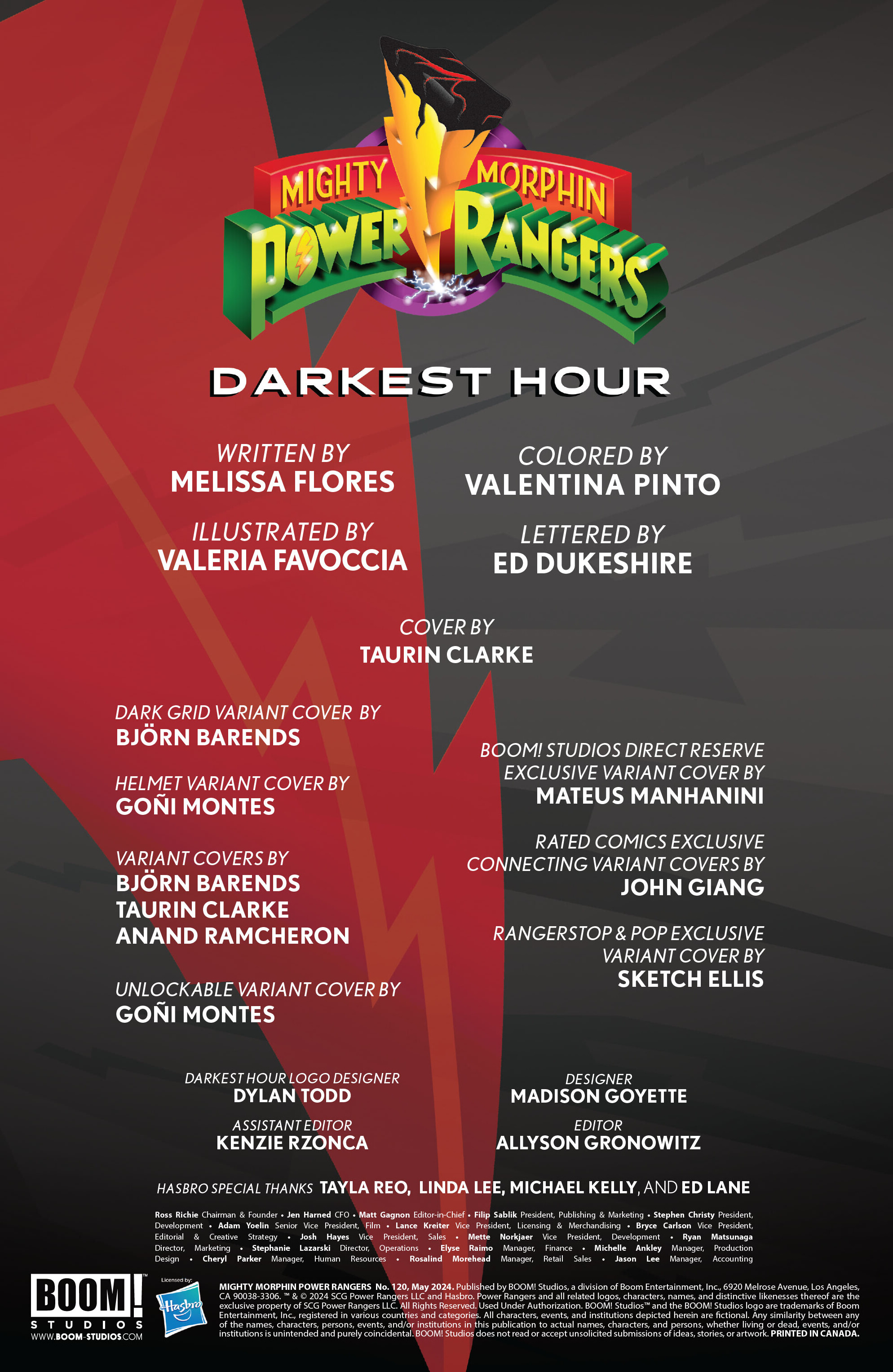 Mighty Morphin Power Rangers (2022-): Chapter 120 - Page 2