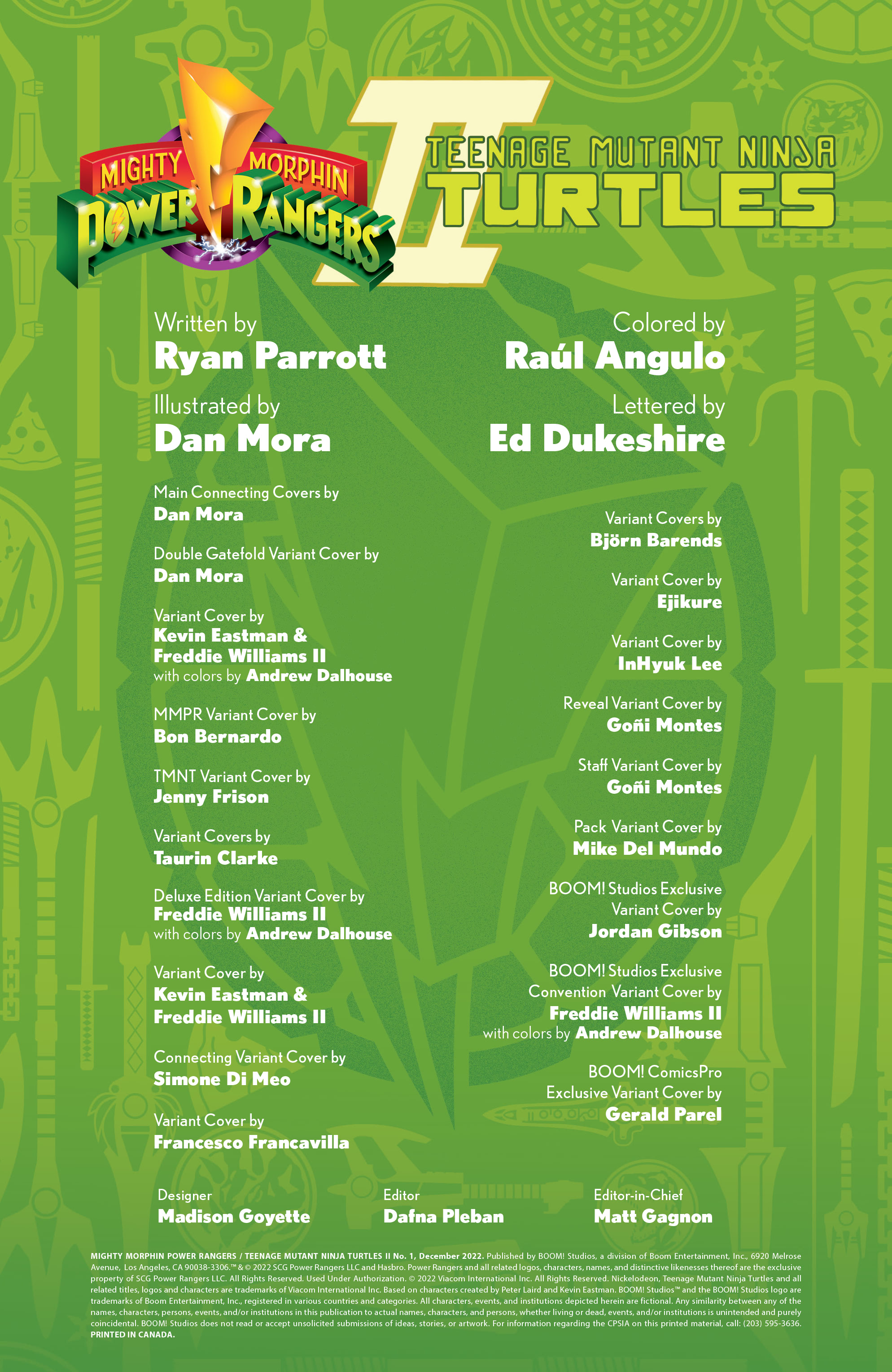 Mighty Morphin Power Rangers / Teenage Mutant Ninja Turtles II  (2022-): Chapter 1 - Page 2