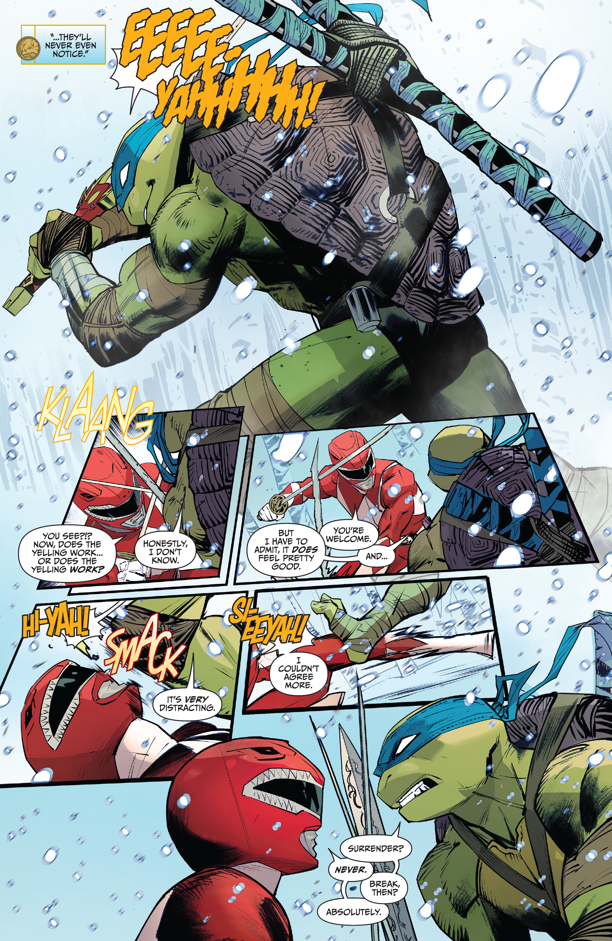 Mighty Morphin Power Rangers / Teenage Mutant Ninja Turtles II  (2022-): Chapter 1 - Page 9