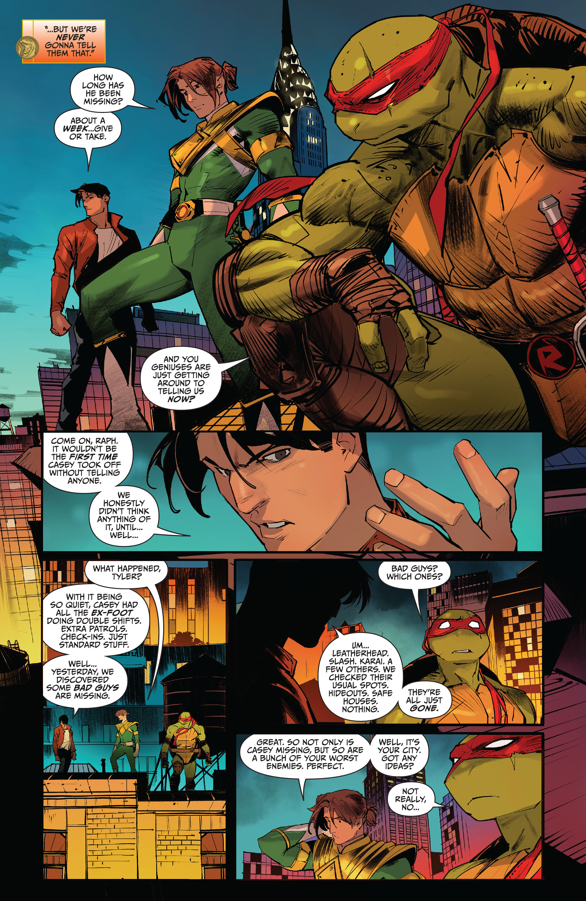Mighty Morphin Power Rangers / Teenage Mutant Ninja Turtles II  (2022-): Chapter 1 - Page 11
