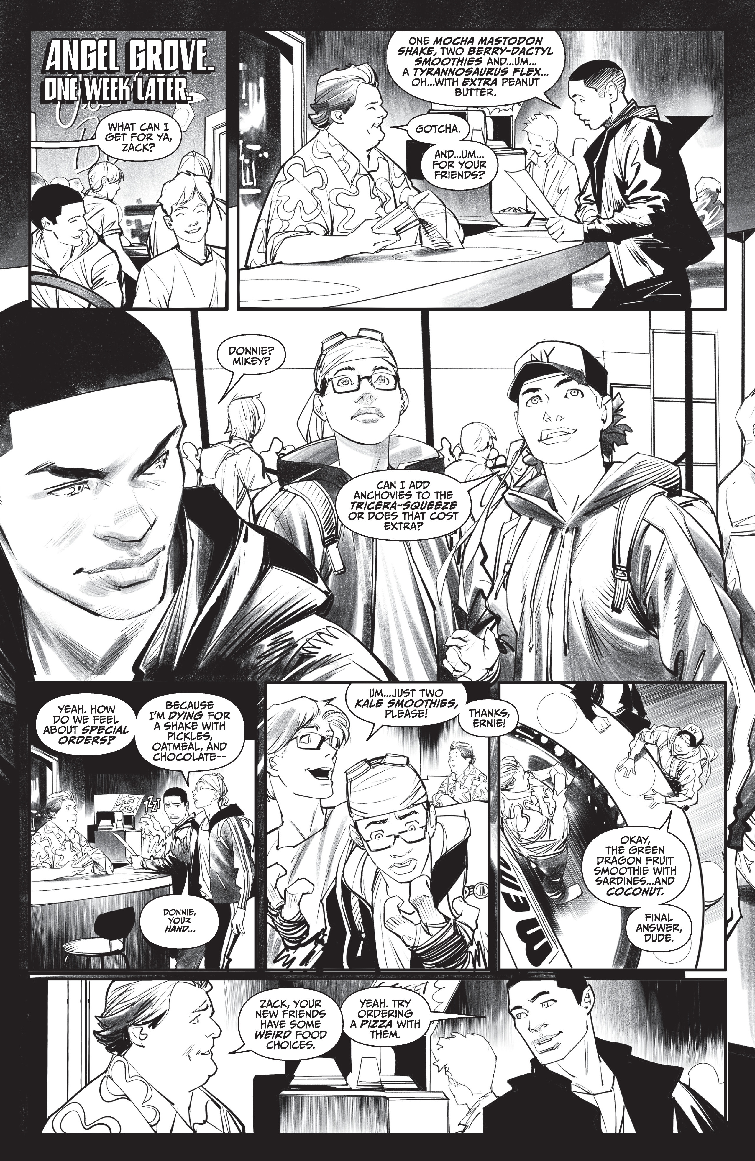 Mighty Morphin Power Rangers / Teenage Mutant Ninja Turtles II  (2022-): Chapter bw1 - Page 6