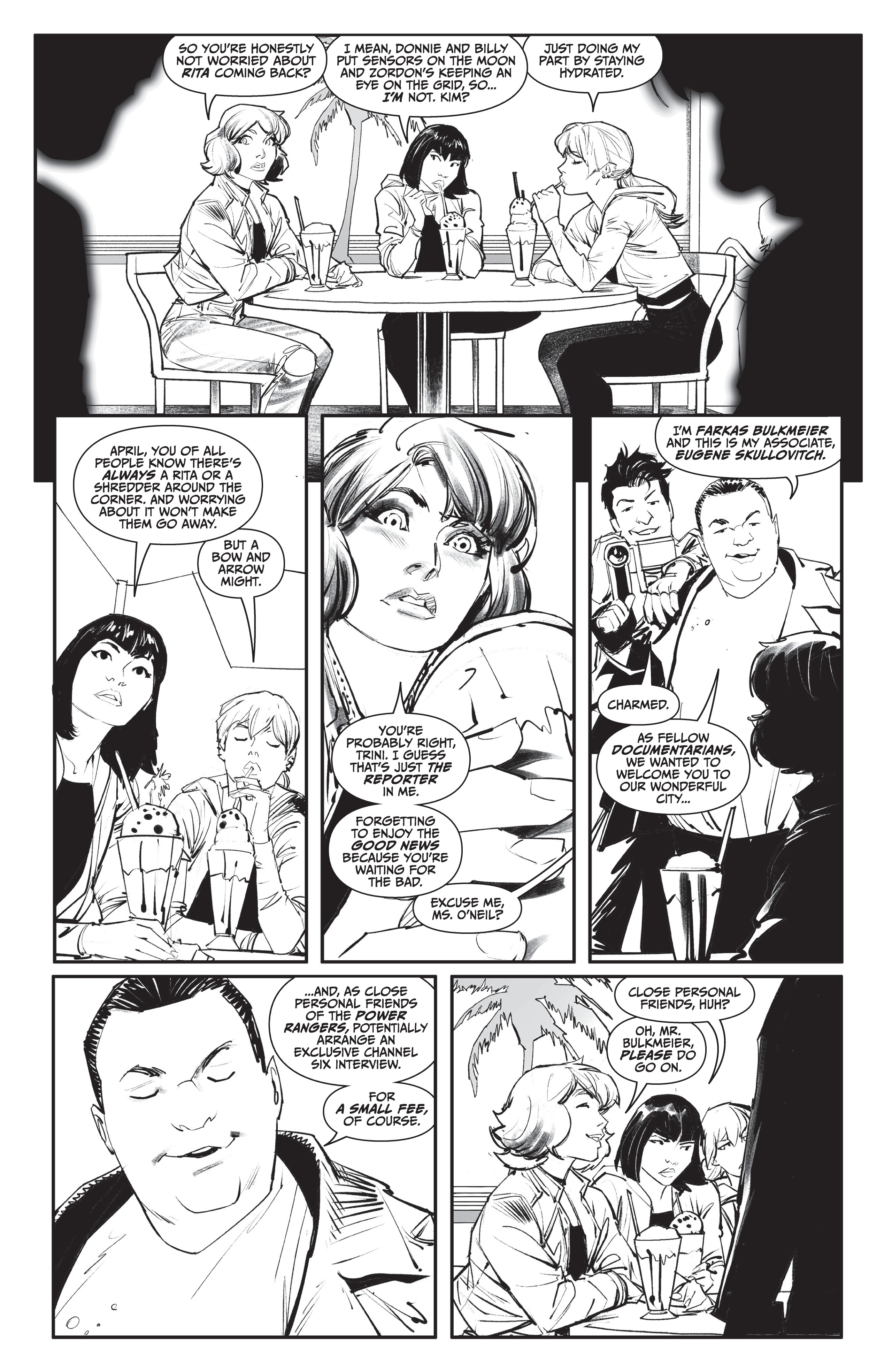 Mighty Morphin Power Rangers / Teenage Mutant Ninja Turtles II  (2022-): Chapter bw1 - Page 7