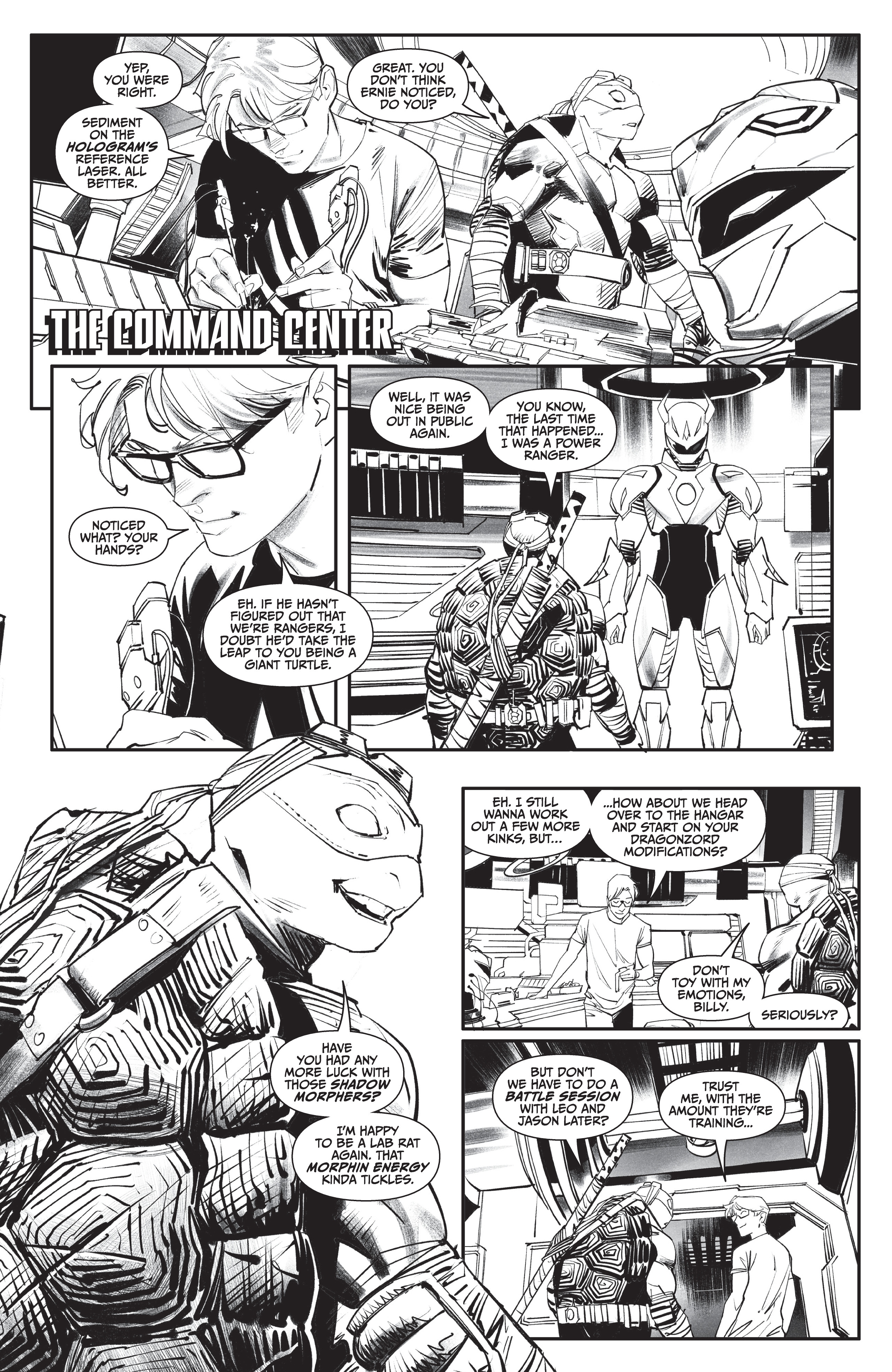 Mighty Morphin Power Rangers / Teenage Mutant Ninja Turtles II  (2022-): Chapter bw1 - Page 8