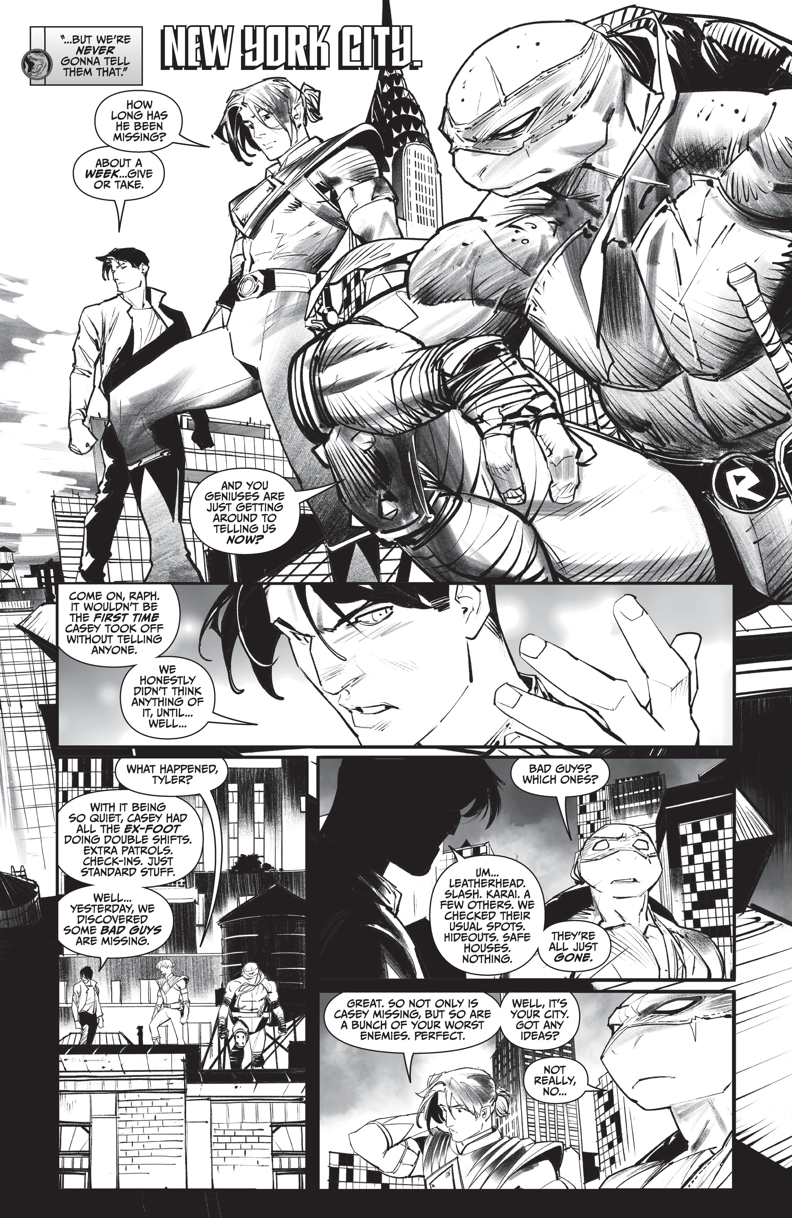 Mighty Morphin Power Rangers / Teenage Mutant Ninja Turtles II  (2022-): Chapter bw1 - Page 11