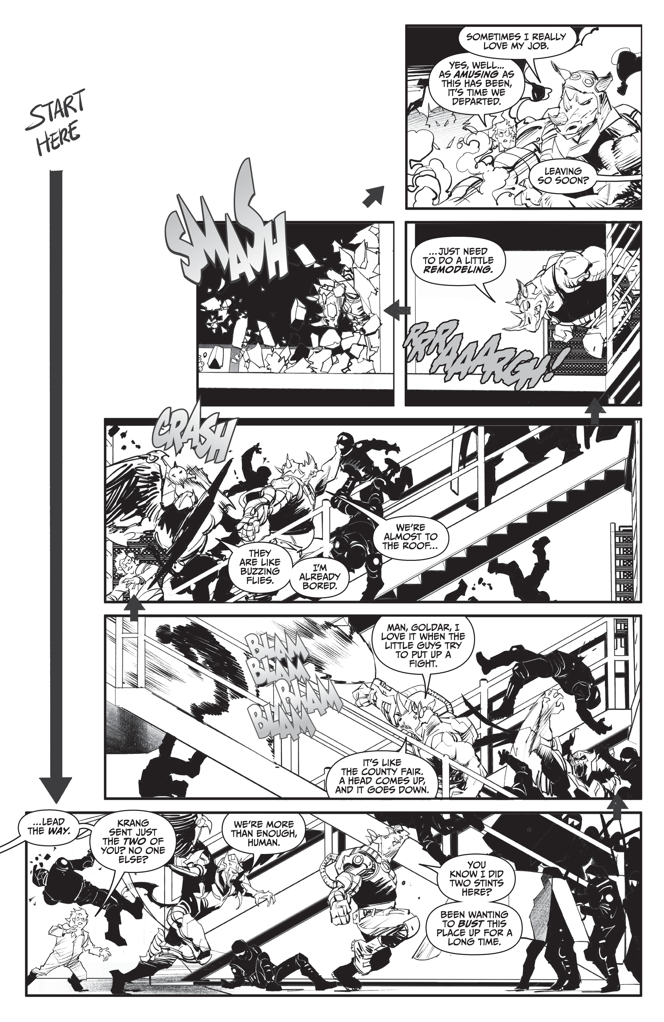 Mighty Morphin Power Rangers / Teenage Mutant Ninja Turtles II  (2022-): Chapter bw1 - Page 15