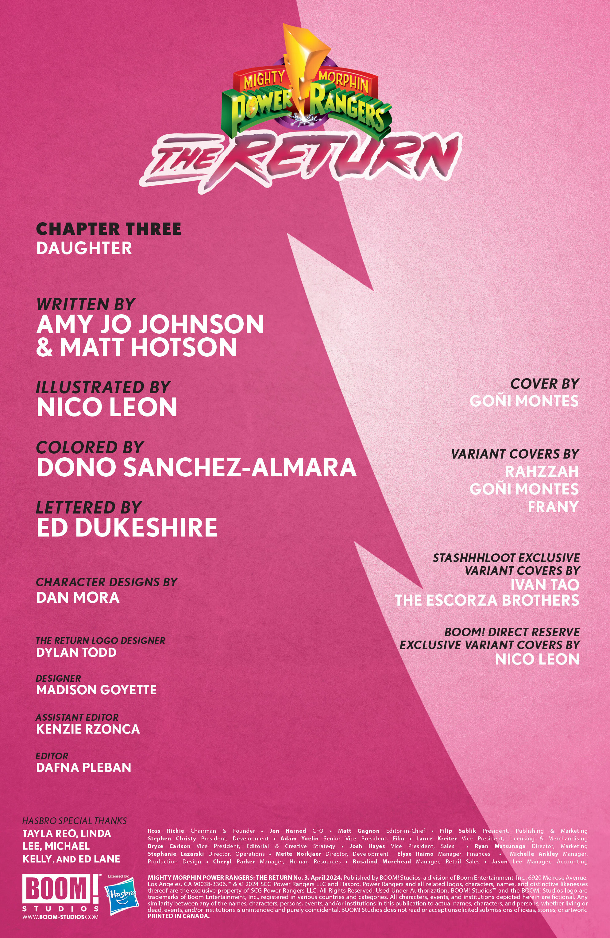 Mighty Morphin Power Rangers: The Return (2024-): Chapter 3 - Page 2