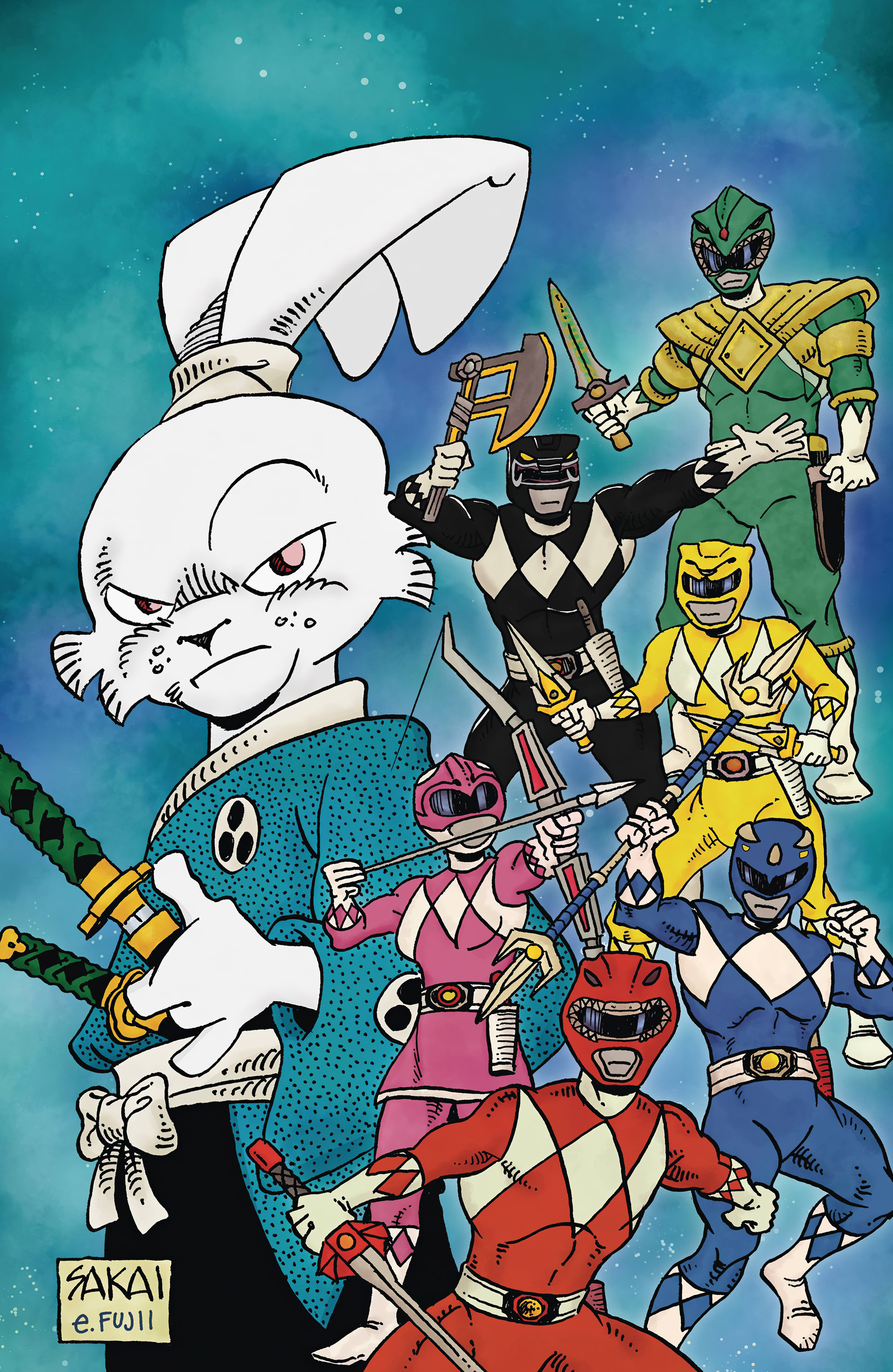 Mighty Morphin Power Rangers / Usagi Yojimbo (2024-): Chapter 1 - Page 5